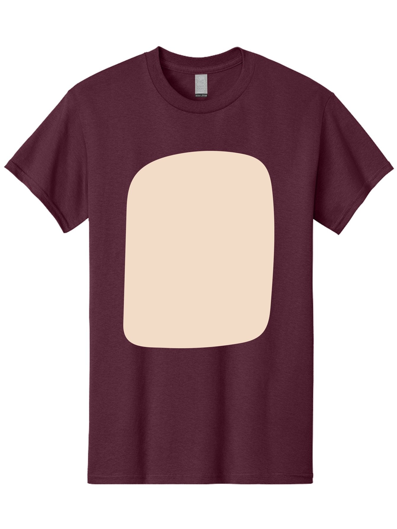 Beige-Rectangle Men'S Graphic Tee, 100% Cotton, Comfortable Casual Summer Wear, Machine Washable, Beige Rectangle, Rounded Corners, Plain Shape, Simple Design, Minimalist Aesthetic, Neutral Color, Soft Edges Aad997 9