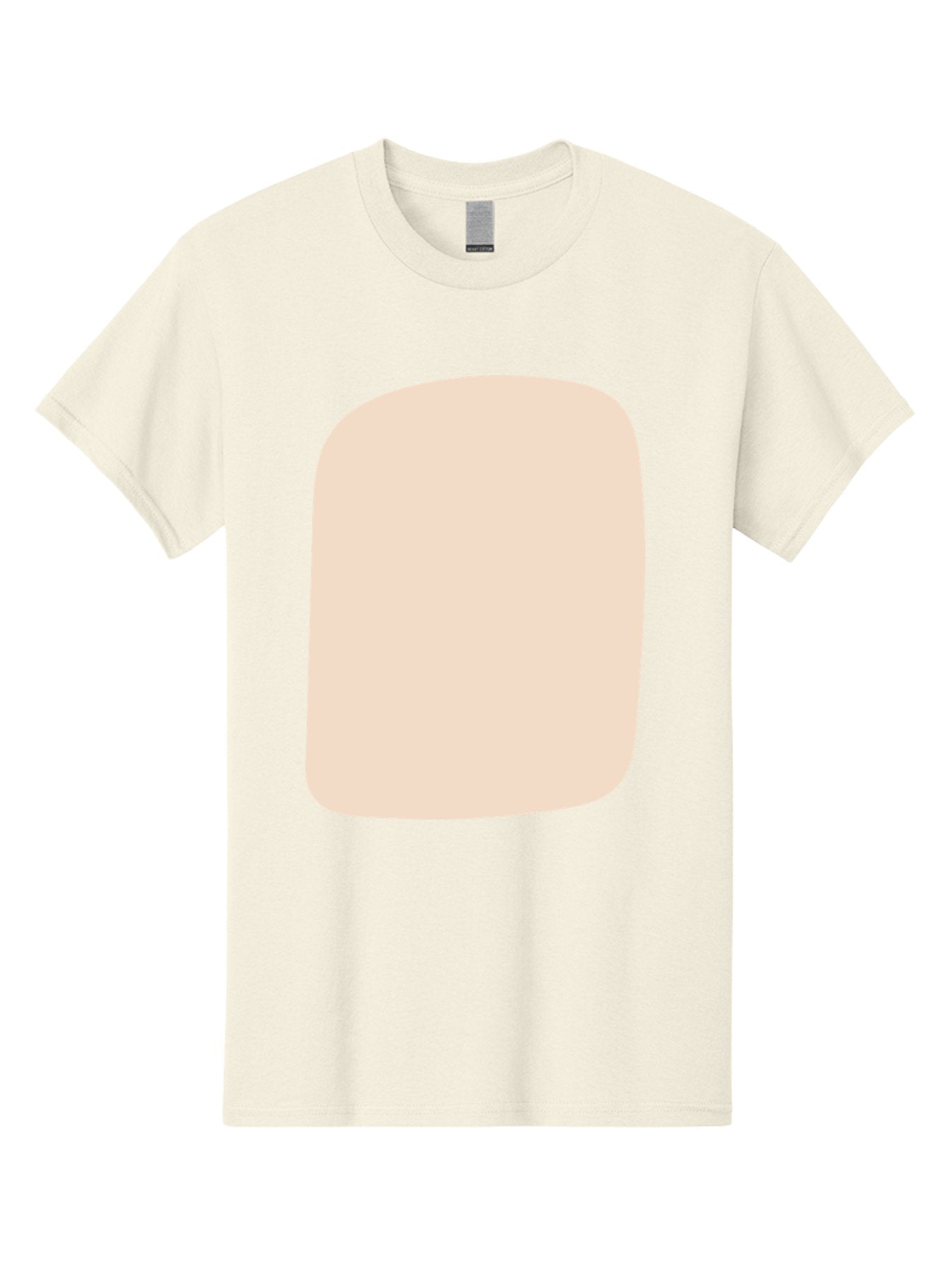 Beige-Rectangle Men'S Graphic Tee, 100% Cotton, Comfortable Casual Summer Wear, Machine Washable, Beige Rectangle, Rounded Corners, Plain Shape, Simple Design, Minimalist Aesthetic, Neutral Color, Soft Edges Aad997 15