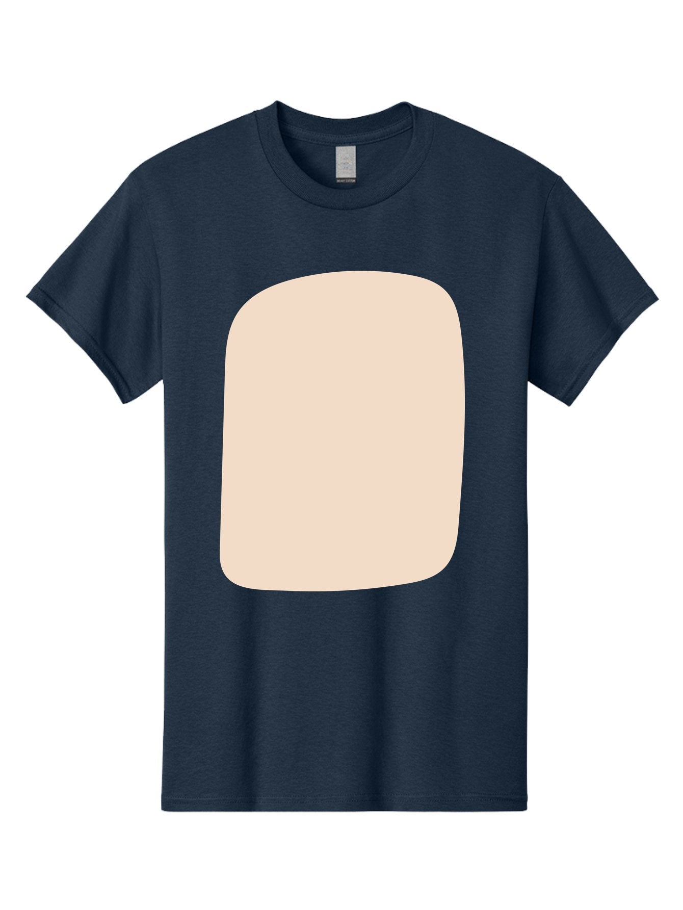 Beige-Rectangle Men'S Graphic Tee, 100% Cotton, Comfortable Casual Summer Wear, Machine Washable, Beige Rectangle, Rounded Corners, Plain Shape, Simple Design, Minimalist Aesthetic, Neutral Color, Soft Edges Aad997 11