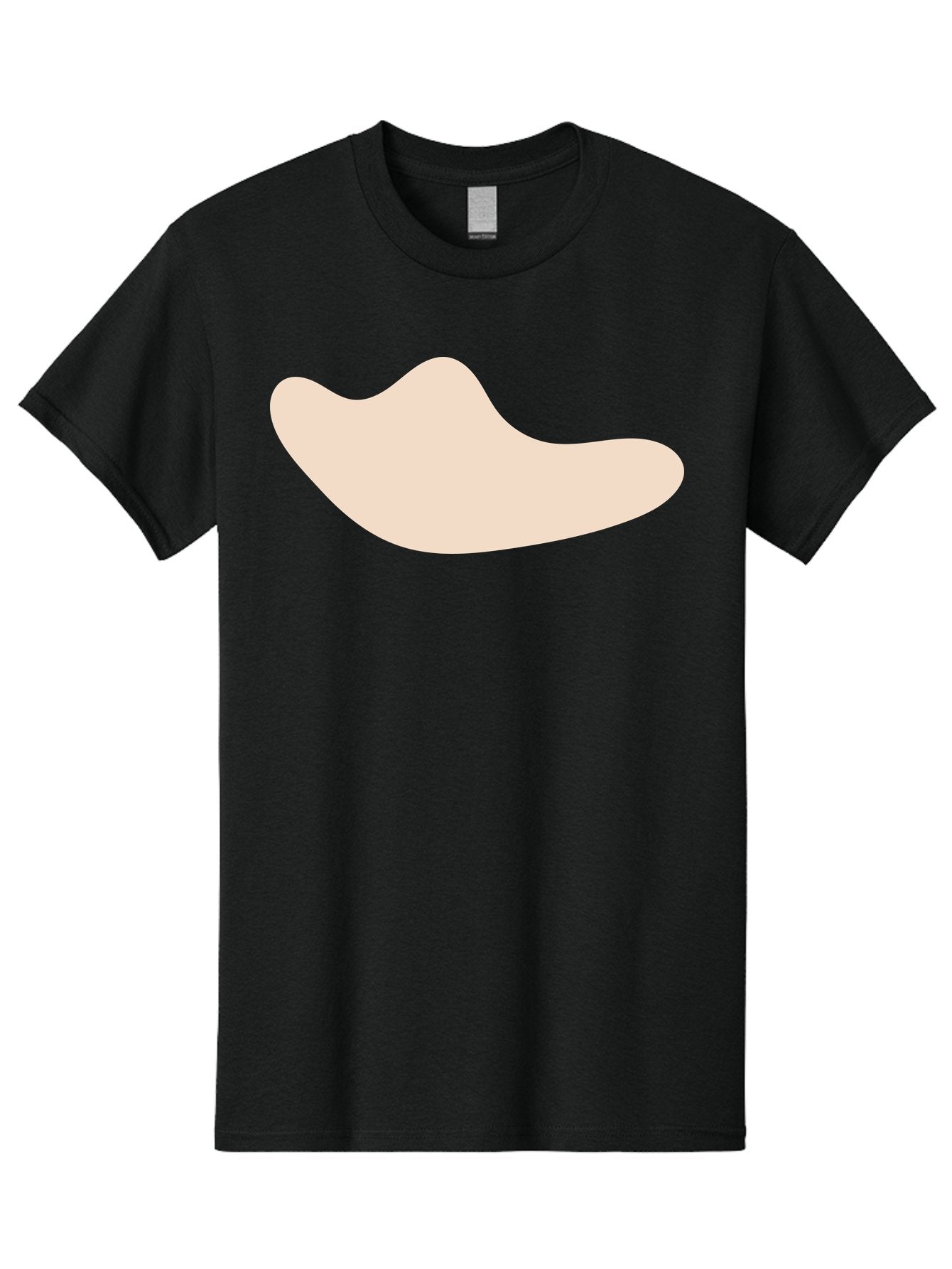 Cashew-Nut-1 Men'S Graphic Tee, 100% Cotton, Comfortable Casual Summer Wear, Machine Washable, Cashew Nut, Snack Food, Healthy Eating, Nutty Flavor, Beige Color, Abstract Shape, Simple Design, Minimalist Art Aae001 13