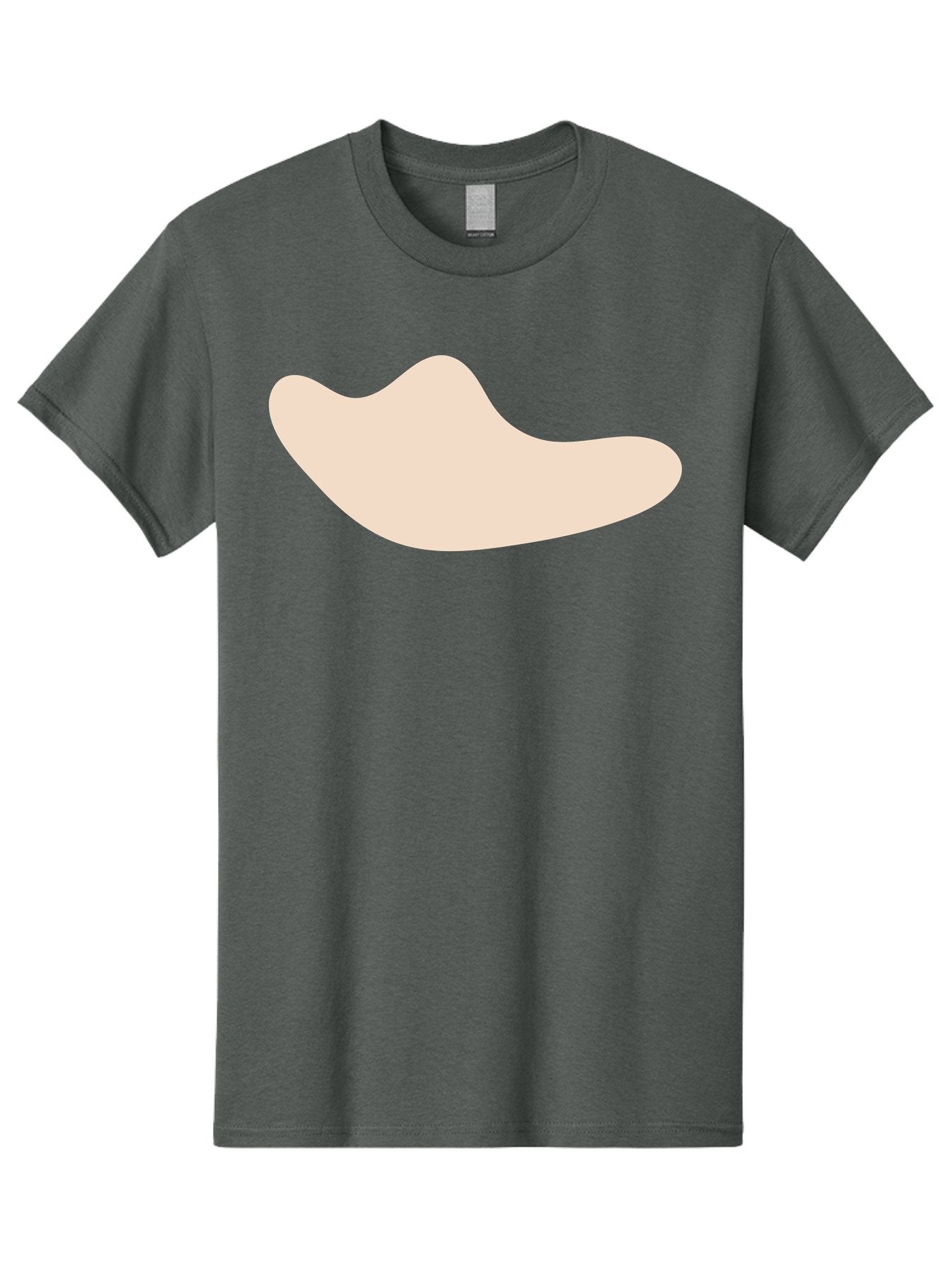 Cashew-Nut-1 Men'S Graphic Tee, 100% Cotton, Comfortable Casual Summer Wear, Machine Washable, Cashew Nut, Snack Food, Healthy Eating, Nutty Flavor, Beige Color, Abstract Shape, Simple Design, Minimalist Art Aae001 15