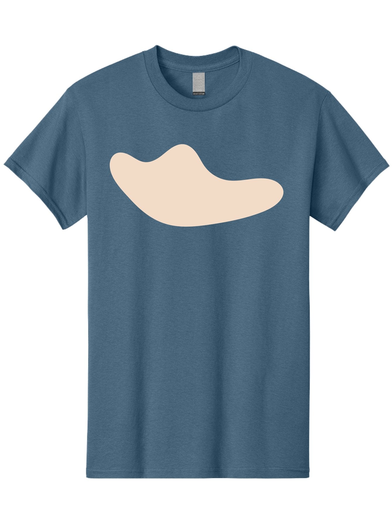 Cashew-Nut-1 Men'S Graphic Tee, 100% Cotton, Comfortable Casual Summer Wear, Machine Washable, Cashew Nut, Snack Food, Healthy Eating, Nutty Flavor, Beige Color, Abstract Shape, Simple Design, Minimalist Art Aae001 7