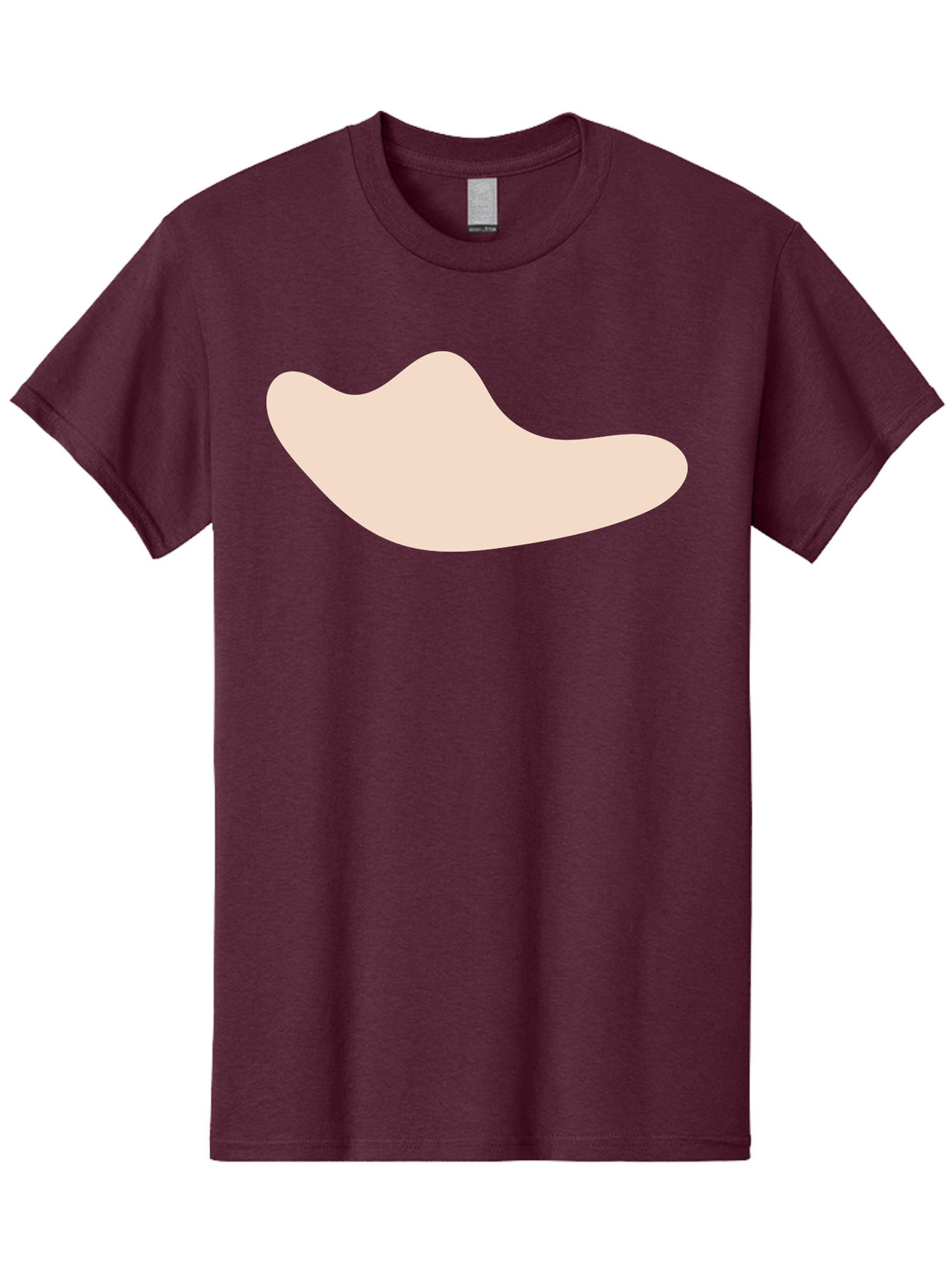 Cashew-Nut-1 Men'S Graphic Tee, 100% Cotton, Comfortable Casual Summer Wear, Machine Washable, Cashew Nut, Snack Food, Healthy Eating, Nutty Flavor, Beige Color, Abstract Shape, Simple Design, Minimalist Art Aae001 11