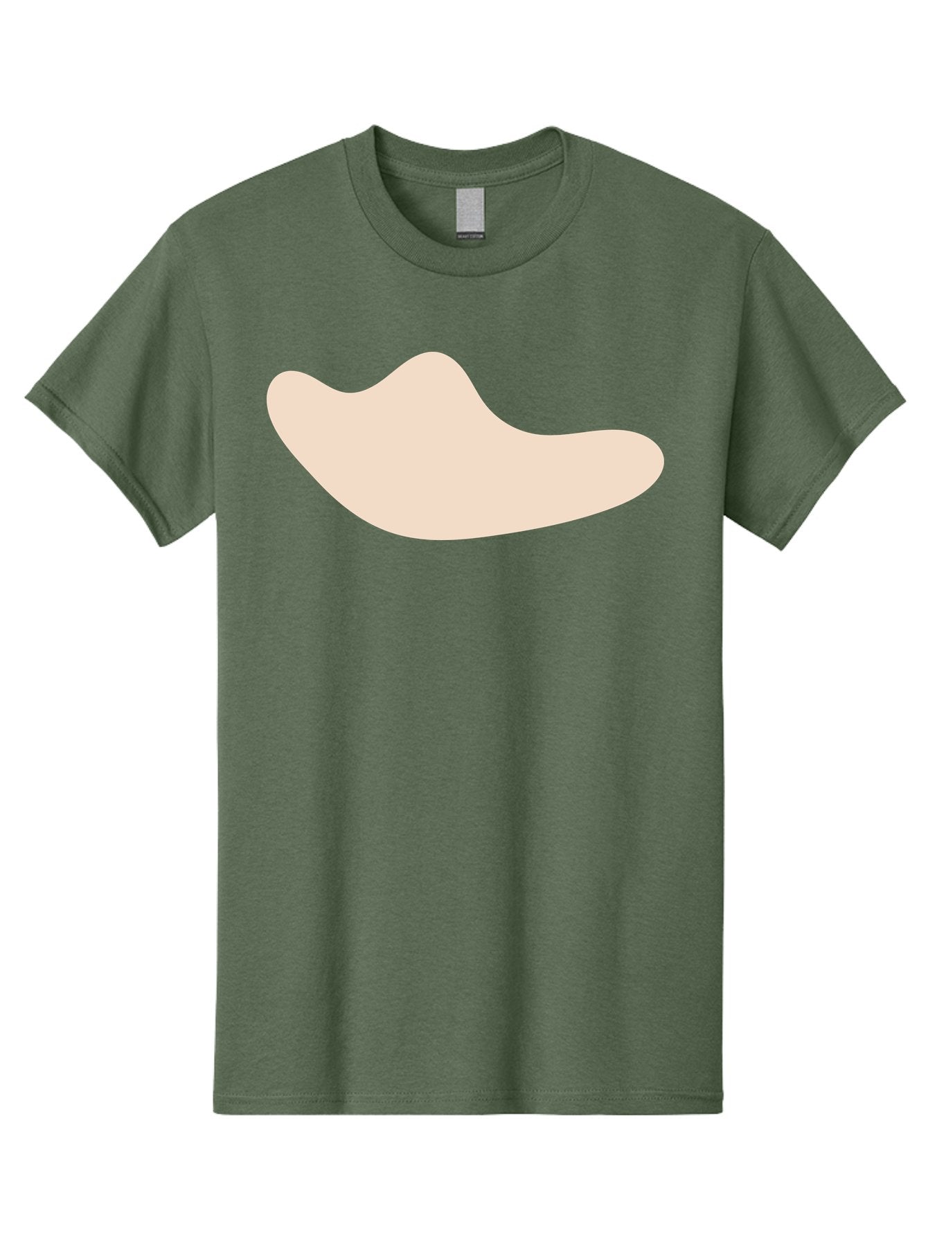 Cashew-Nut-1 Men'S Graphic Tee, 100% Cotton, Comfortable Casual Summer Wear, Machine Washable, Cashew Nut, Snack Food, Healthy Eating, Nutty Flavor, Beige Color, Abstract Shape, Simple Design, Minimalist Art Aae001 10