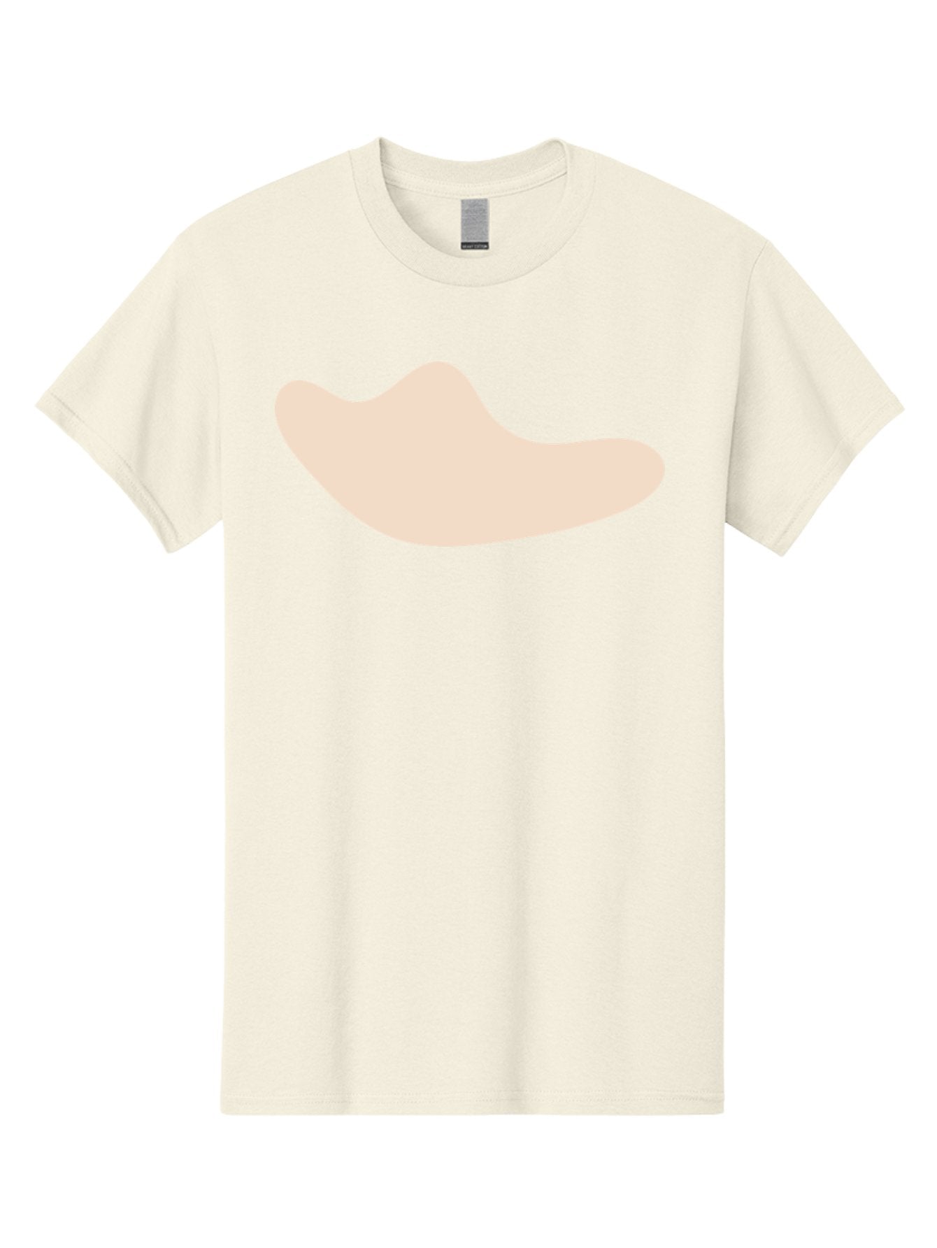 Cashew-Nut-1 Men'S Graphic Tee, 100% Cotton, Comfortable Casual Summer Wear, Machine Washable, Cashew Nut, Snack Food, Healthy Eating, Nutty Flavor, Beige Color, Abstract Shape, Simple Design, Minimalist Art Aae001 5