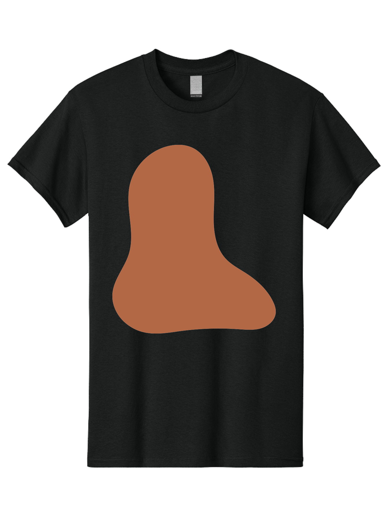 Cashew-Nut Men'S Graphic Tee, 100% Cotton, Comfortable Casual Summer Wear, Machine Washable, Roasted Chicken Leg, Savory Dish, Food Illustration, Cartoon Style, Reddish-Brown Color, Simple Design, Culinary Art Aae002 13