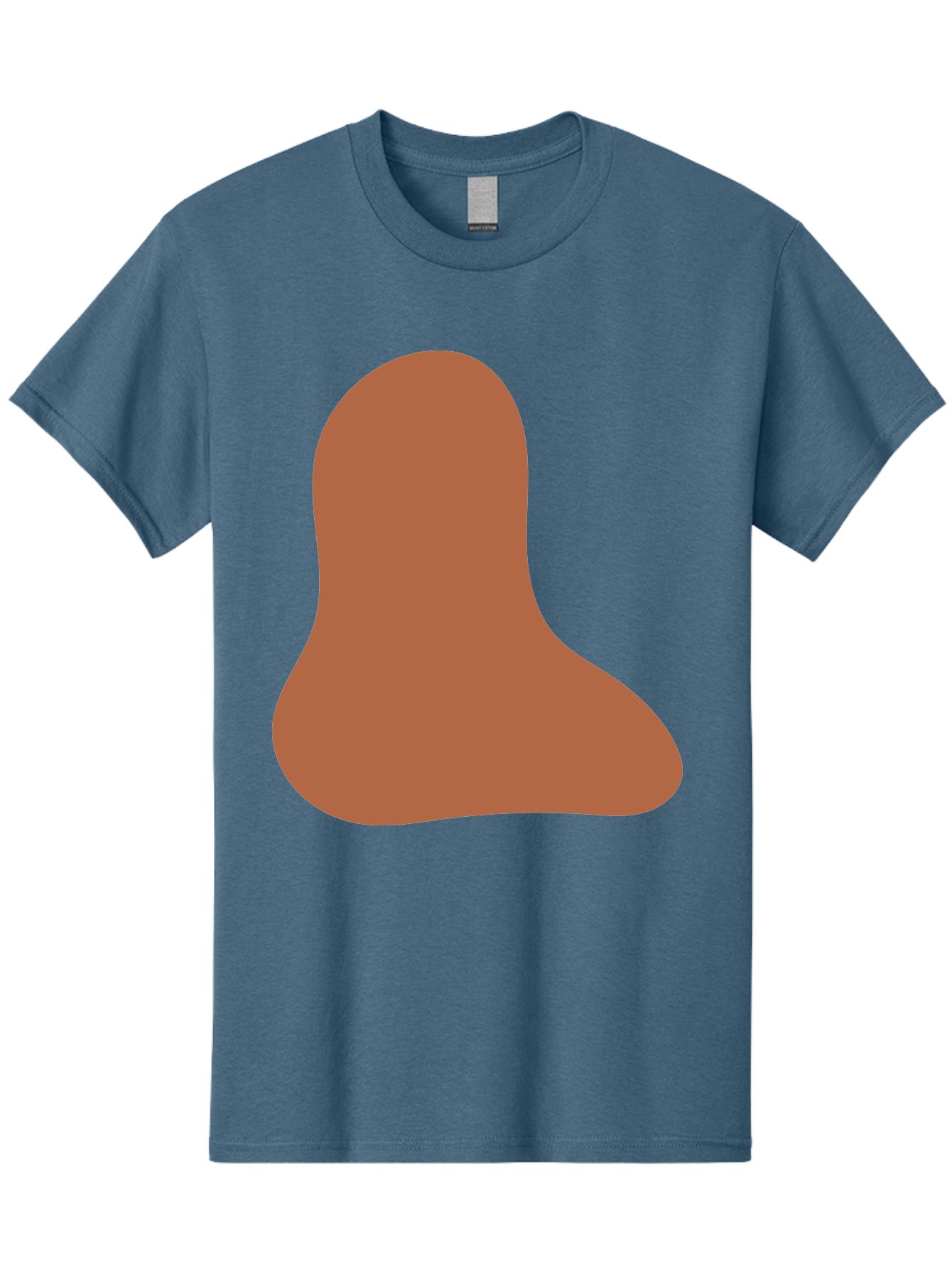 Cashew-Nut Men'S Graphic Tee, 100% Cotton, Comfortable Casual Summer Wear, Machine Washable, Roasted Chicken Leg, Savory Dish, Food Illustration, Cartoon Style, Reddish-Brown Color, Simple Design, Culinary Art Aae002 25