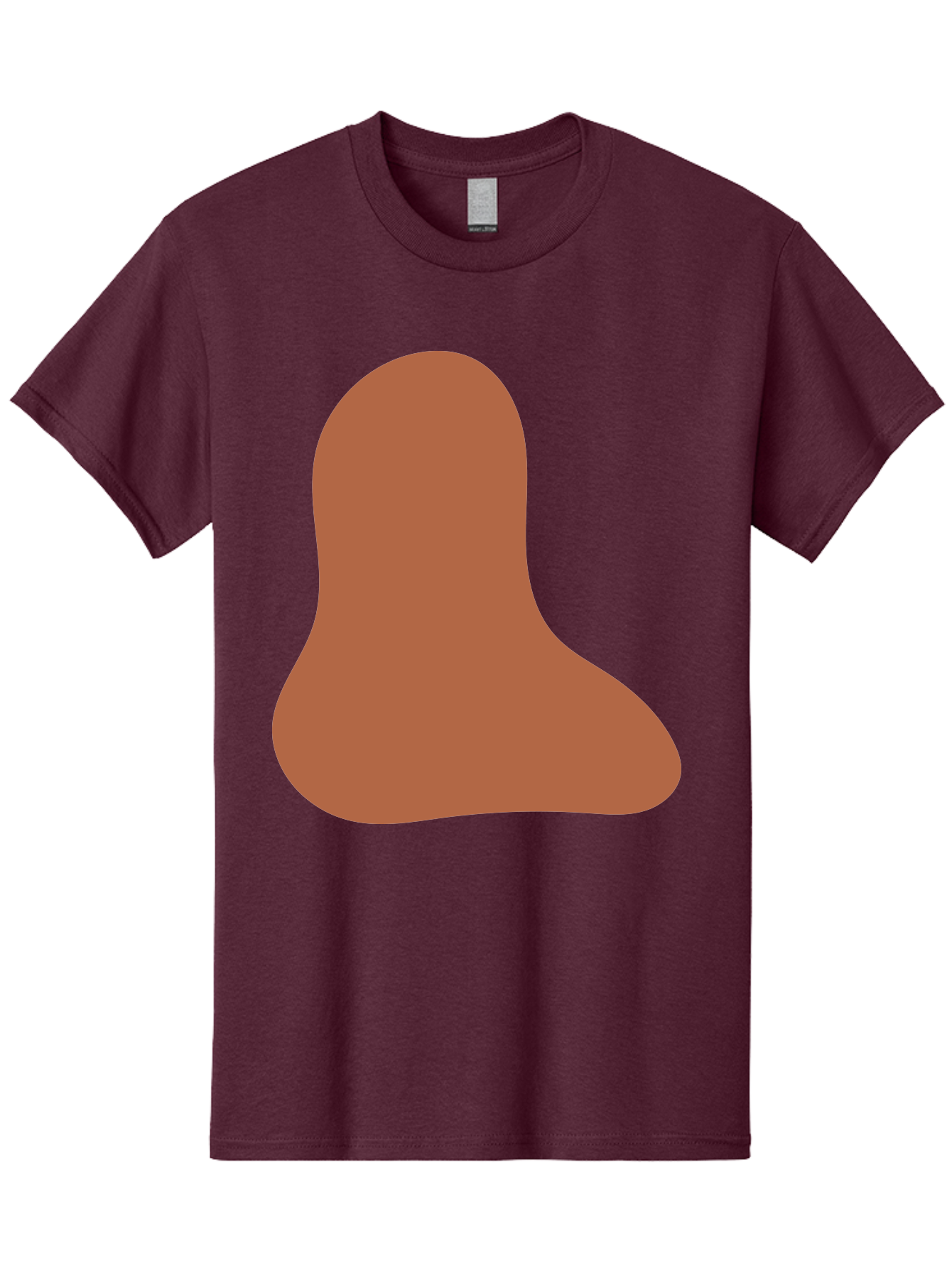 Cashew-Nut Men'S Graphic Tee, 100% Cotton, Comfortable Casual Summer Wear, Machine Washable, Roasted Chicken Leg, Savory Dish, Food Illustration, Cartoon Style, Reddish-Brown Color, Simple Design, Culinary Art Aae002 7