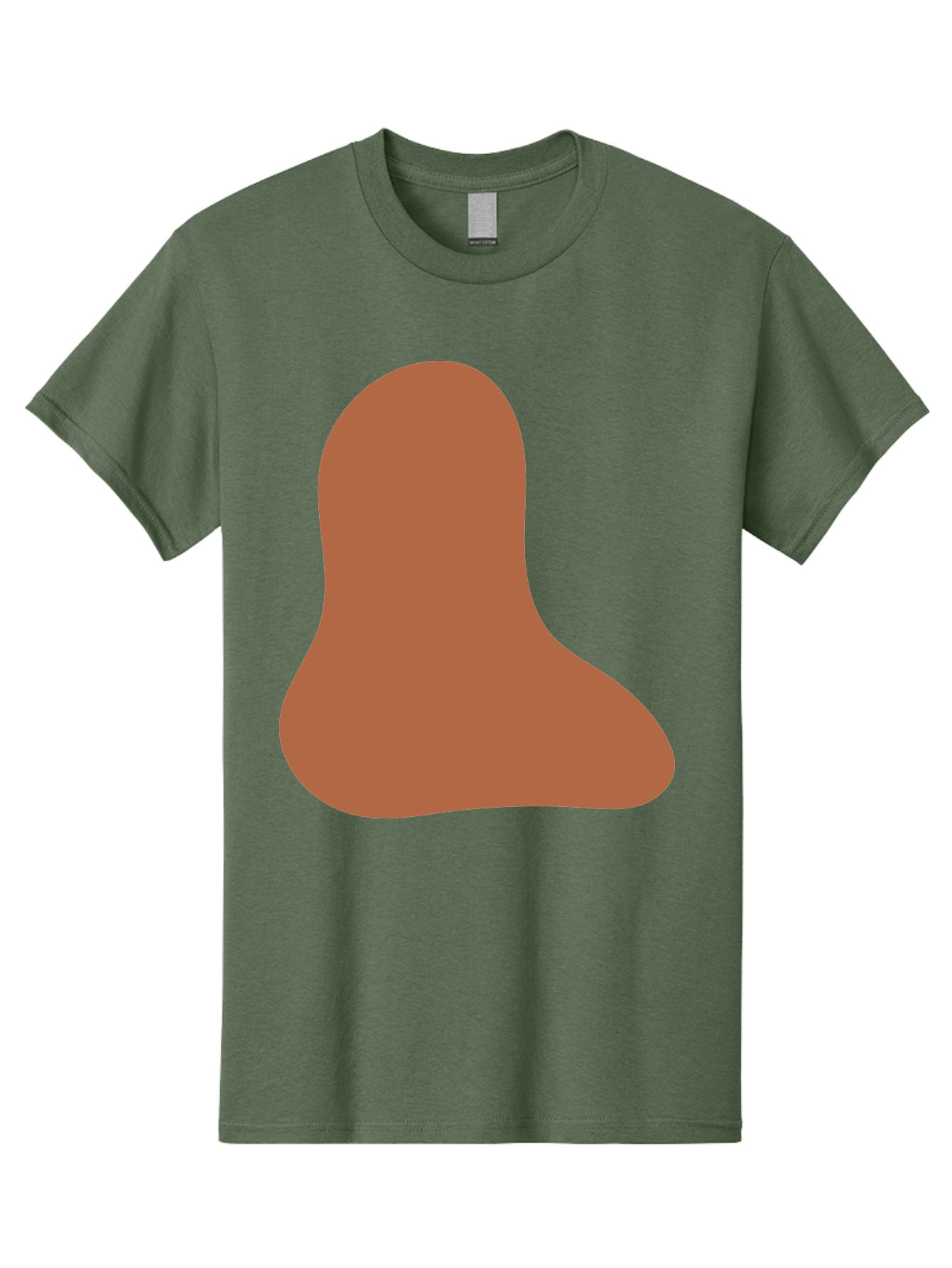 Cashew-Nut Men'S Graphic Tee, 100% Cotton, Comfortable Casual Summer Wear, Machine Washable, Roasted Chicken Leg, Savory Dish, Food Illustration, Cartoon Style, Reddish-Brown Color, Simple Design, Culinary Art Aae002 27