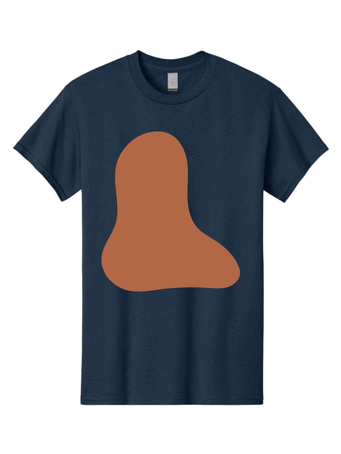 Cashew-Nut Men'S Graphic Tee, 100% Cotton, Comfortable Casual Summer Wear, Machine Washable, Roasted Chicken Leg, Savory Dish, Food Illustration, Cartoon Style, Reddish-Brown Color, Simple Design, Culinary Art Aae002 3