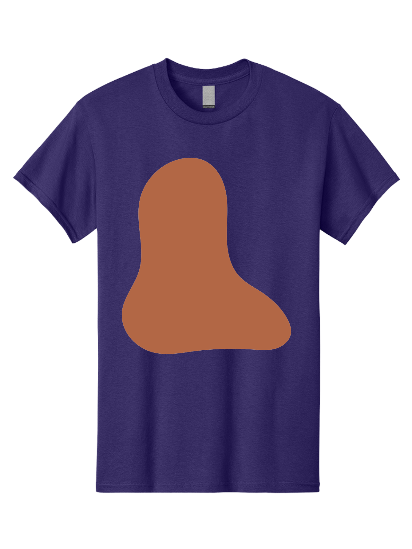 Cashew-Nut Men'S Graphic Tee, 100% Cotton, Comfortable Casual Summer Wear, Machine Washable, Roasted Chicken Leg, Savory Dish, Food Illustration, Cartoon Style, Reddish-Brown Color, Simple Design, Culinary Art Aae002 29