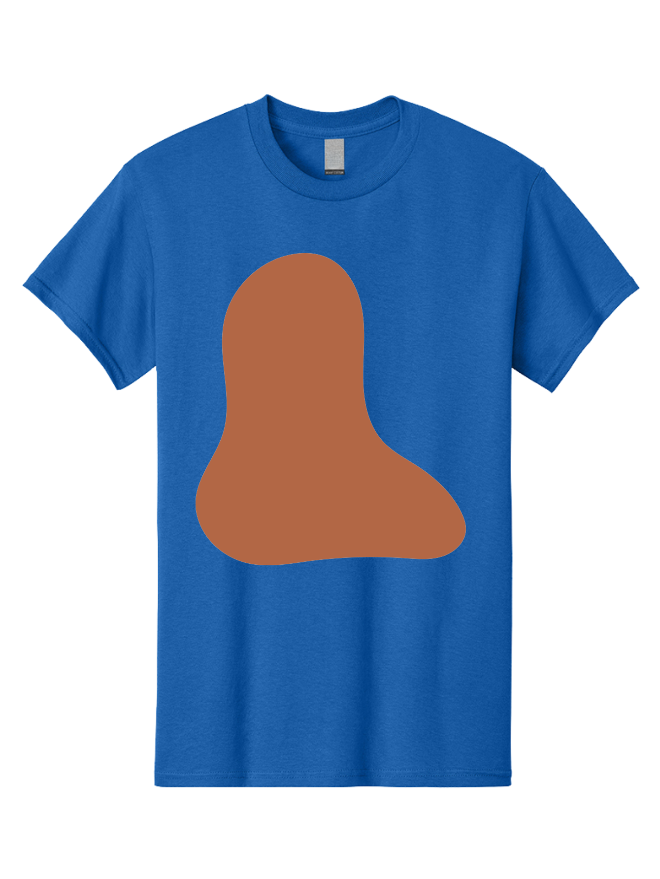 Cashew-Nut Men'S Graphic Tee, 100% Cotton, Comfortable Casual Summer Wear, Machine Washable, Roasted Chicken Leg, Savory Dish, Food Illustration, Cartoon Style, Reddish-Brown Color, Simple Design, Culinary Art Aae002 17