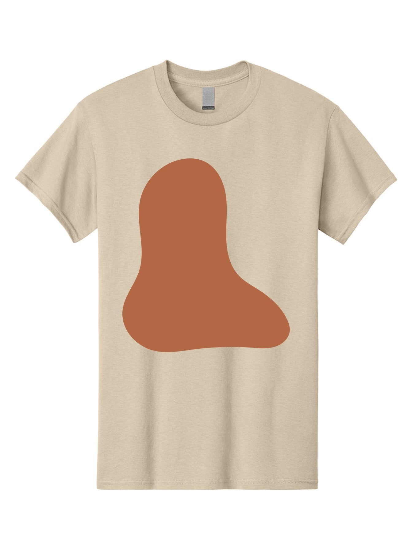 Cashew-Nut Men'S Graphic Tee, 100% Cotton, Comfortable Casual Summer Wear, Machine Washable, Roasted Chicken Leg, Savory Dish, Food Illustration, Cartoon Style, Reddish-Brown Color, Simple Design, Culinary Art Aae002 12