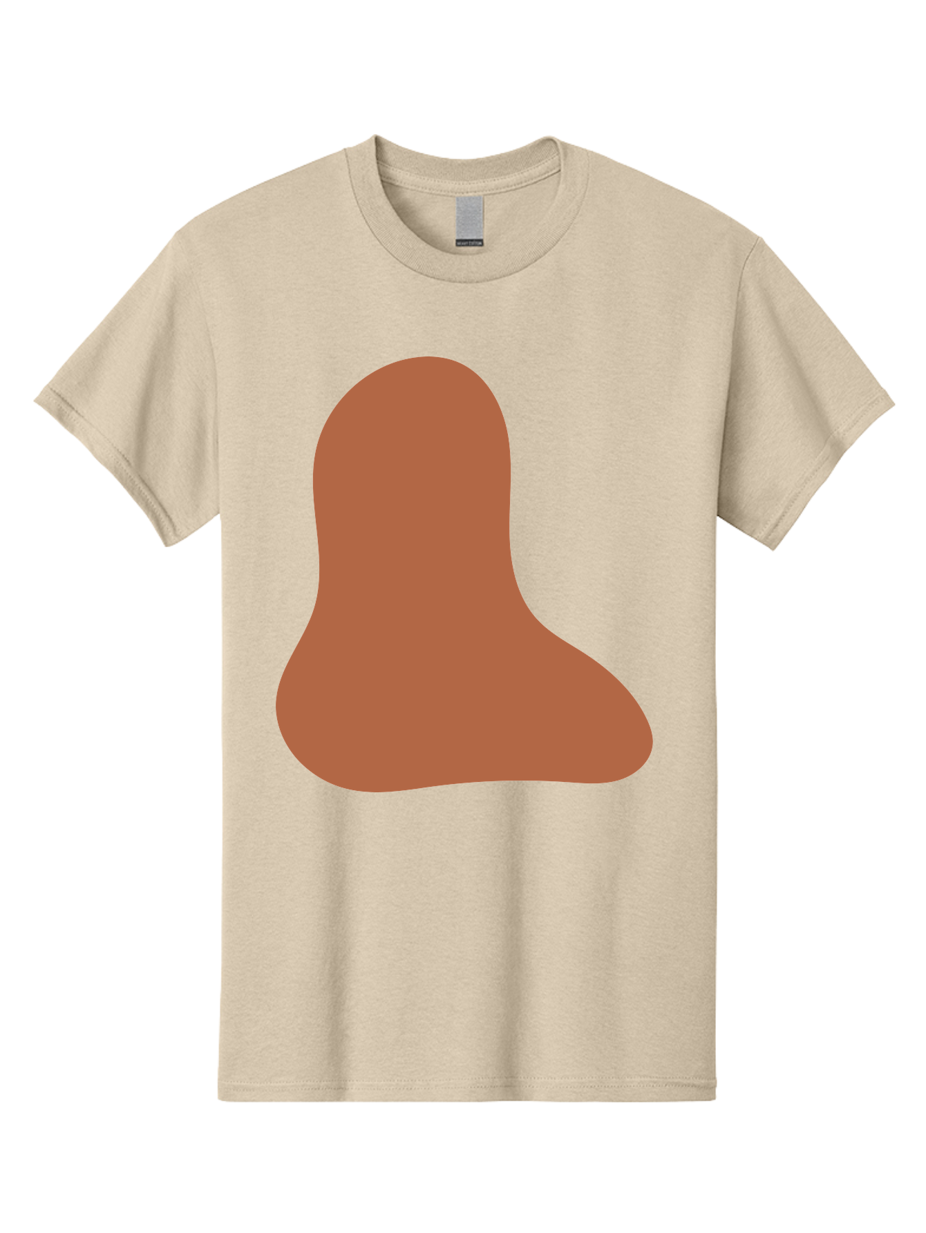 Cashew-Nut Men'S Graphic Tee, 100% Cotton, Comfortable Casual Summer Wear, Machine Washable, Roasted Chicken Leg, Savory Dish, Food Illustration, Cartoon Style, Reddish-Brown Color, Simple Design, Culinary Art Aae002 5