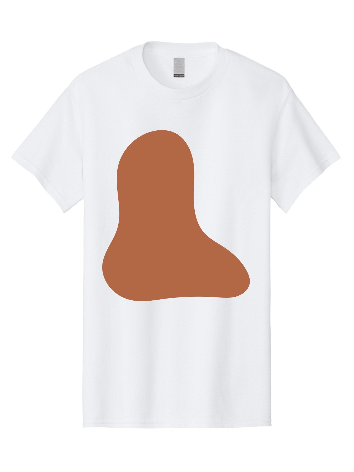 Cashew-Nut Men'S Graphic Tee, 100% Cotton, Comfortable Casual Summer Wear, Machine Washable, Roasted Chicken Leg, Savory Dish, Food Illustration, Cartoon Style, Reddish-Brown Color, Simple Design, Culinary Art Aae002 5