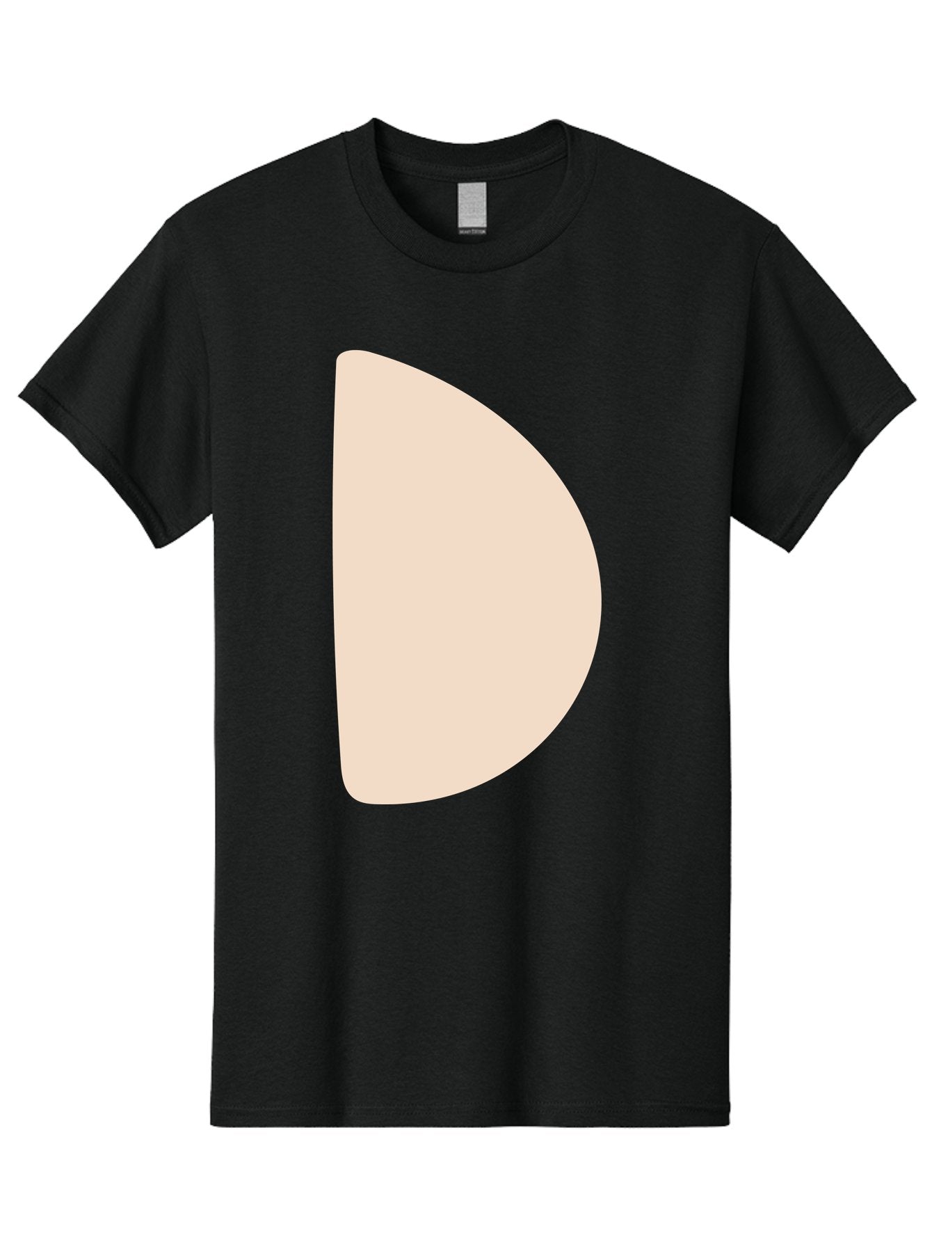 D Men'S Graphic Tee, 100% Cotton, Comfortable Casual Summer Wear, Machine Washable, Pacman Character, Simple Design, Minimalist Art, Beige Color, Retro Gaming, Iconic Symbol, Classic Video Game Aae009 12