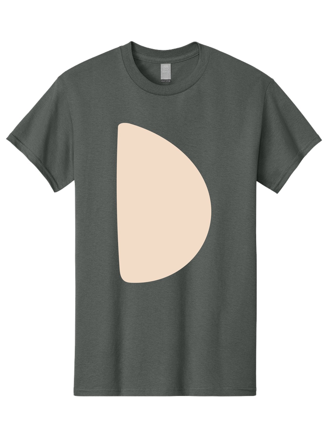 D Men'S Graphic Tee, 100% Cotton, Comfortable Casual Summer Wear, Machine Washable, Pacman Character, Simple Design, Minimalist Art, Beige Color, Retro Gaming, Iconic Symbol, Classic Video Game Aae009 8