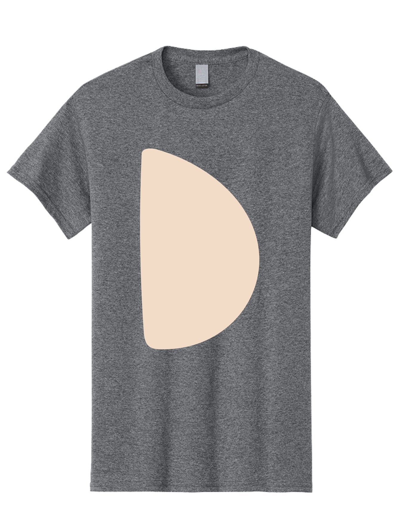 D Men'S Graphic Tee, 100% Cotton, Comfortable Casual Summer Wear, Machine Washable, Pacman Character, Simple Design, Minimalist Art, Beige Color, Retro Gaming, Iconic Symbol, Classic Video Game Aae009 6