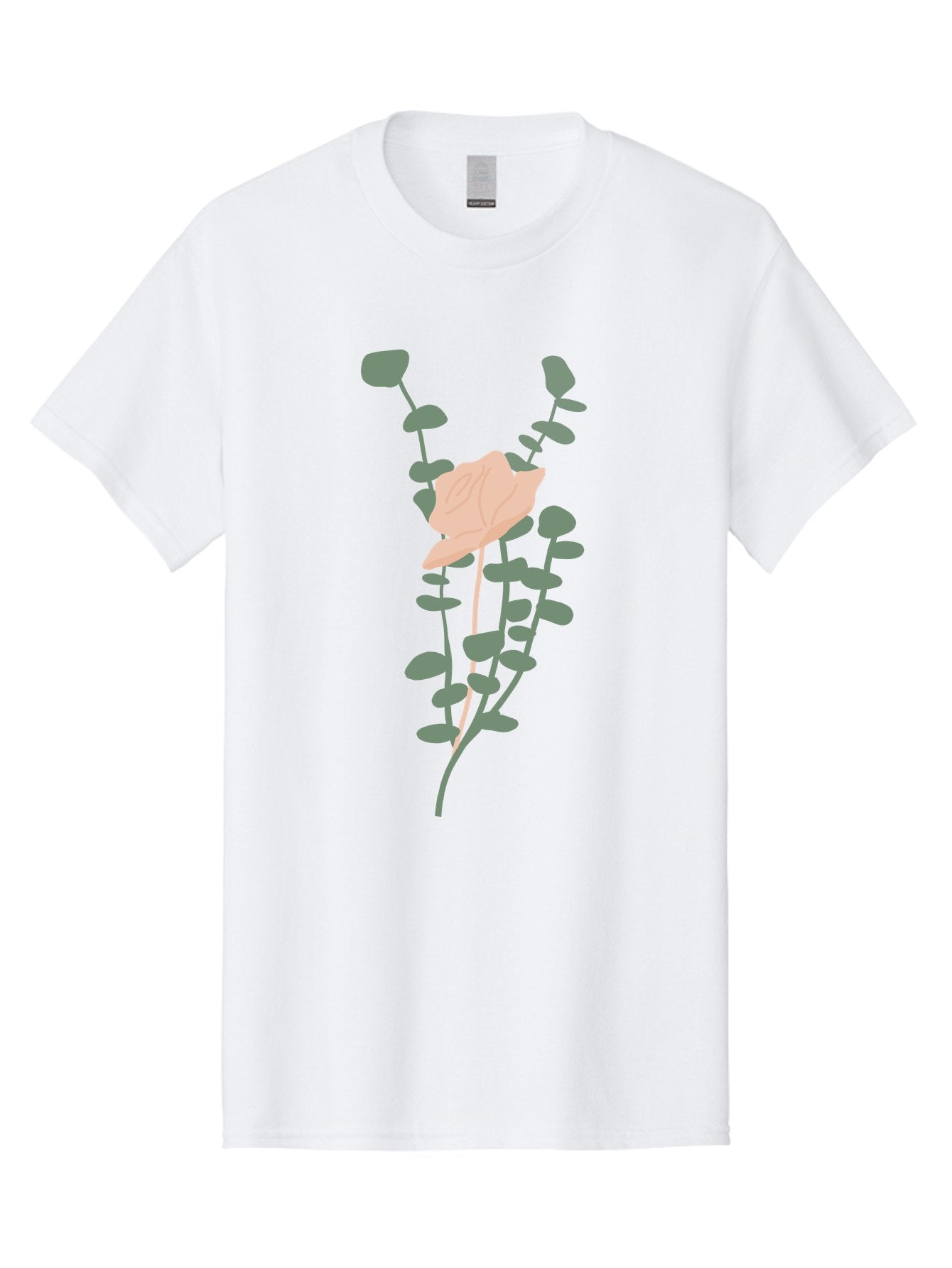 Falling-Leaves Men'S Graphic Tee, 100% Cotton, Comfortable Casual Summer Wear, Machine Washable, Pale Leaf, Gray Leaves, Minimalist Design, Simple Shapes, Soft Colors, Abstract Art, Modern Illustration, Digital Graphics Aae014 9