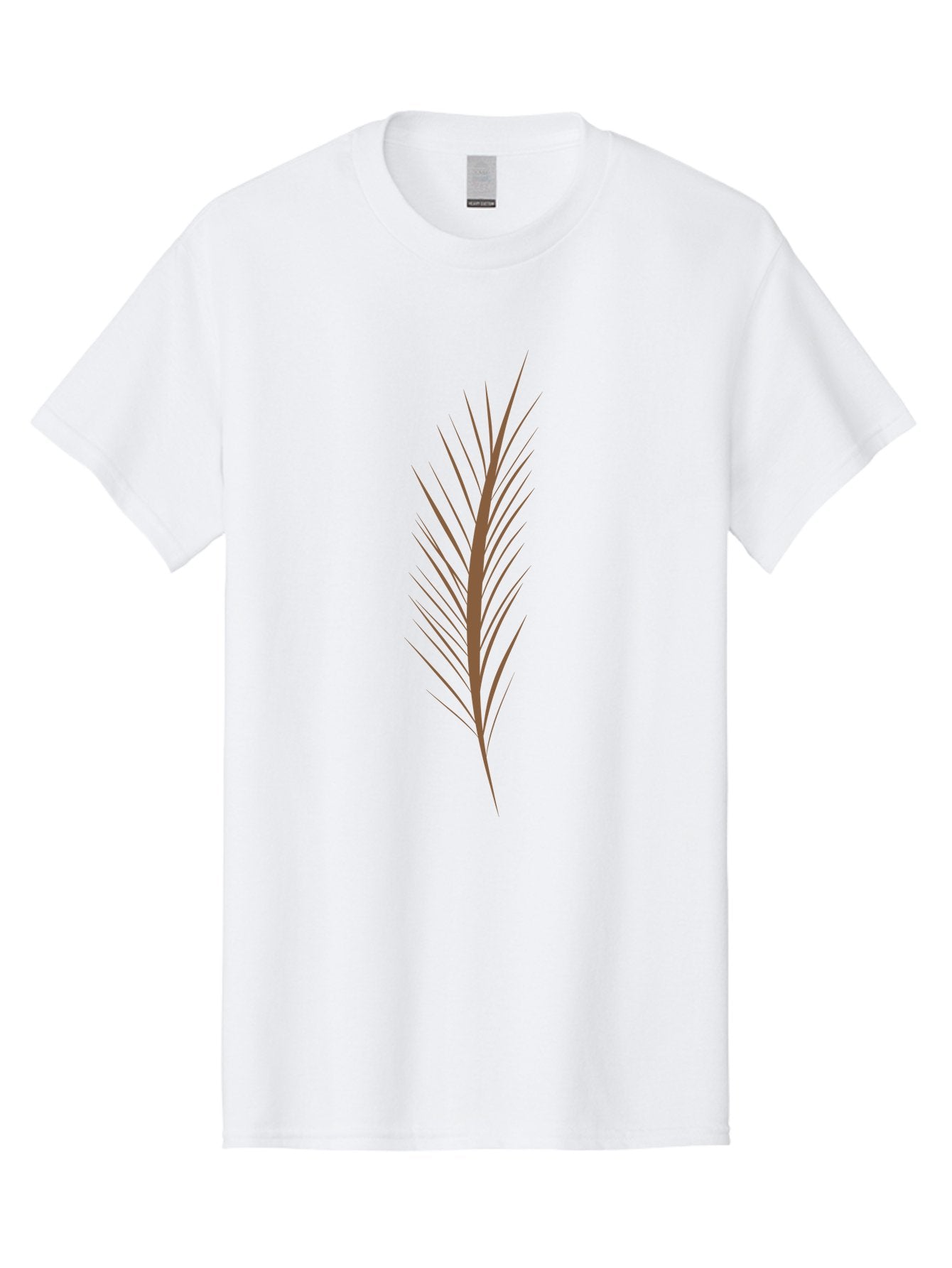 Feather-1 Men'S Graphic Tee, 100% Cotton, Comfortable Casual Summer Wear, Machine Washable, Red Feather, Stylized Feather, Minimalist Design, Abstract Art, Geometric Shapes, Modern Graphics, Feather Icon Aae015 4