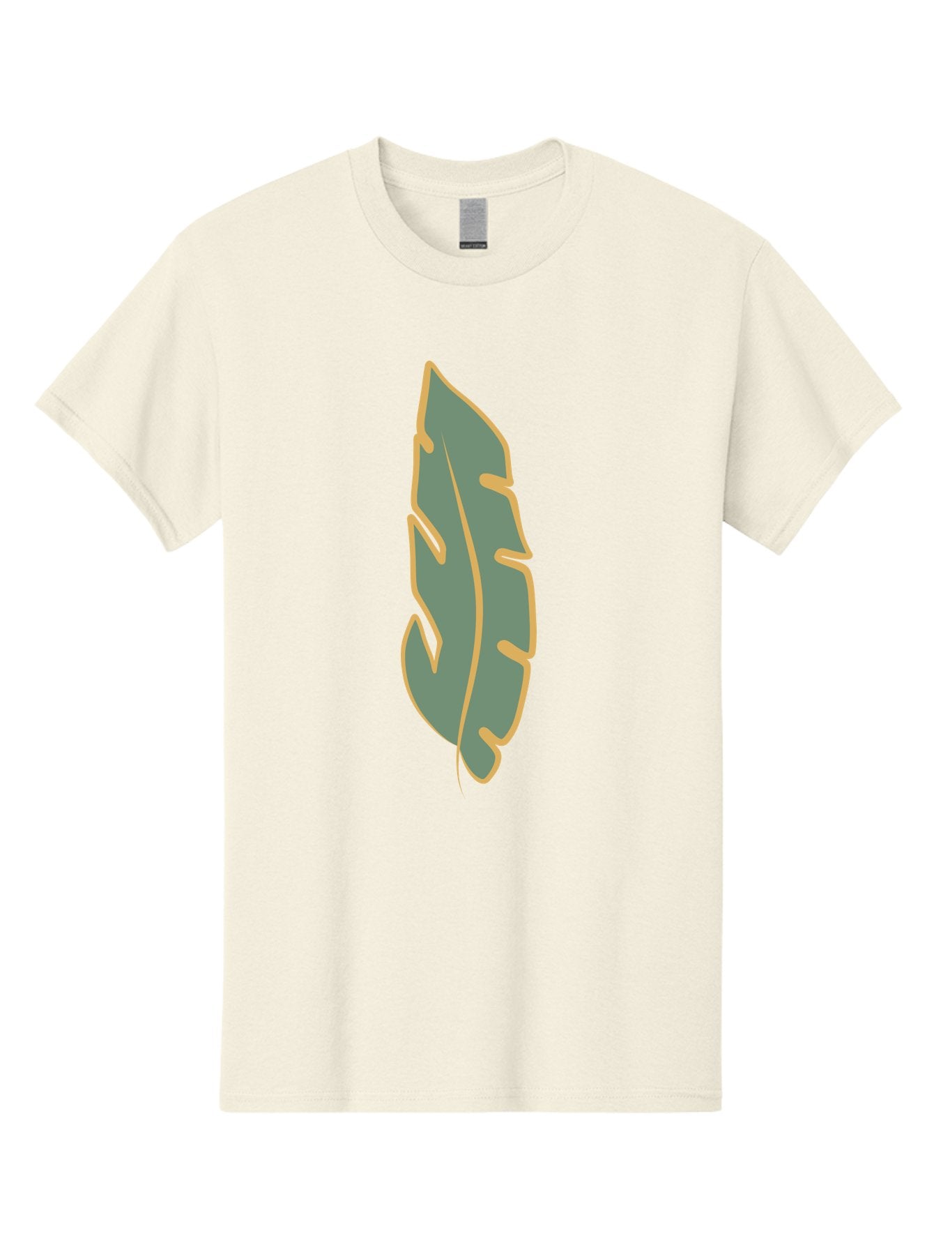 Feather Men'S Graphic Tee, 100% Cotton, Comfortable Casual Summer Wear, Machine Washable, Stylized Feather, Simple Design, Minimalist Art, Muted Colors, Soft Graphics, Digital Illustration, Abstract Shape, Symbolic Icon Aae017 13