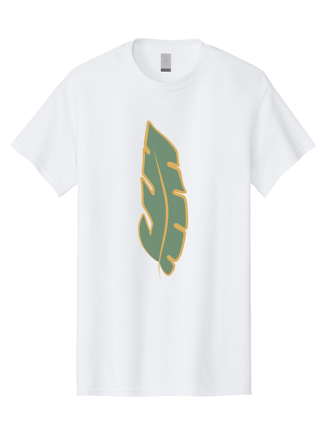 Feather Men'S Graphic Tee, 100% Cotton, Comfortable Casual Summer Wear, Machine Washable, Stylized Feather, Simple Design, Minimalist Art, Muted Colors, Soft Graphics, Digital Illustration, Abstract Shape, Symbolic Icon Aae017 7