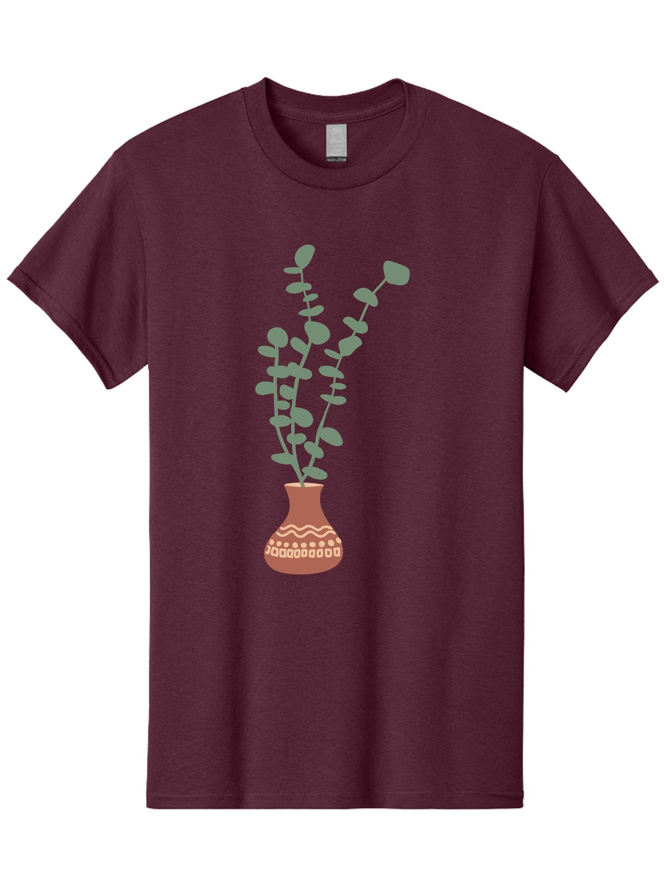 Flowers-In-Vase Men'S Graphic Tee, 100% Cotton, Comfortable Casual Summer Wear, Machine Washable, Vase With Flowers, Decorative Elements, Artistic Design, Floral Arrangement, Intricate Patterns, Modern Illustration, Digital Art Aae021 7