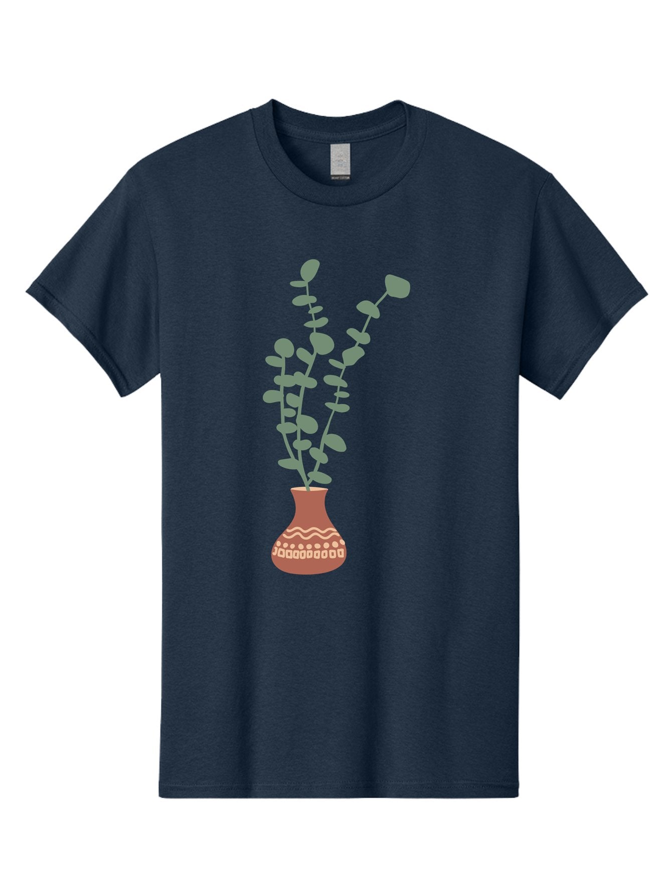 Flowers-In-Vase Men'S Graphic Tee, 100% Cotton, Comfortable Casual Summer Wear, Machine Washable, Vase With Flowers, Decorative Elements, Artistic Design, Floral Arrangement, Intricate Patterns, Modern Illustration, Digital Art Aae021 4
