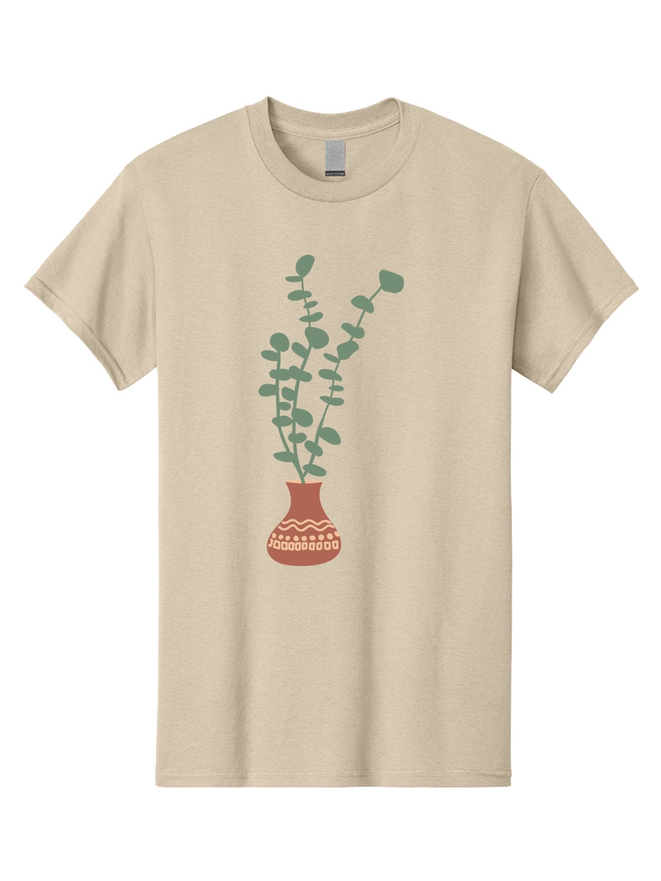 Flowers-In-Vase Men'S Graphic Tee, 100% Cotton, Comfortable Casual Summer Wear, Machine Washable, Vase With Flowers, Decorative Elements, Artistic Design, Floral Arrangement, Intricate Patterns, Modern Illustration, Digital Art Aae021 10