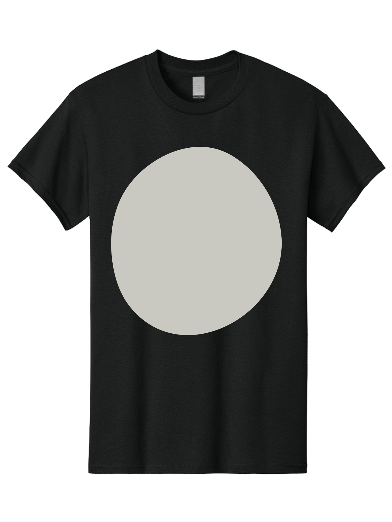 Gray-Circle Men'S Graphic Tee, 100% Cotton, Comfortable Casual Summer Wear, Machine Washable, Gray Circle, Simple Shape, Minimalist Design, Abstract Art, Geometric Figure, Modern Aesthetic, Clean Lines Aae023 27