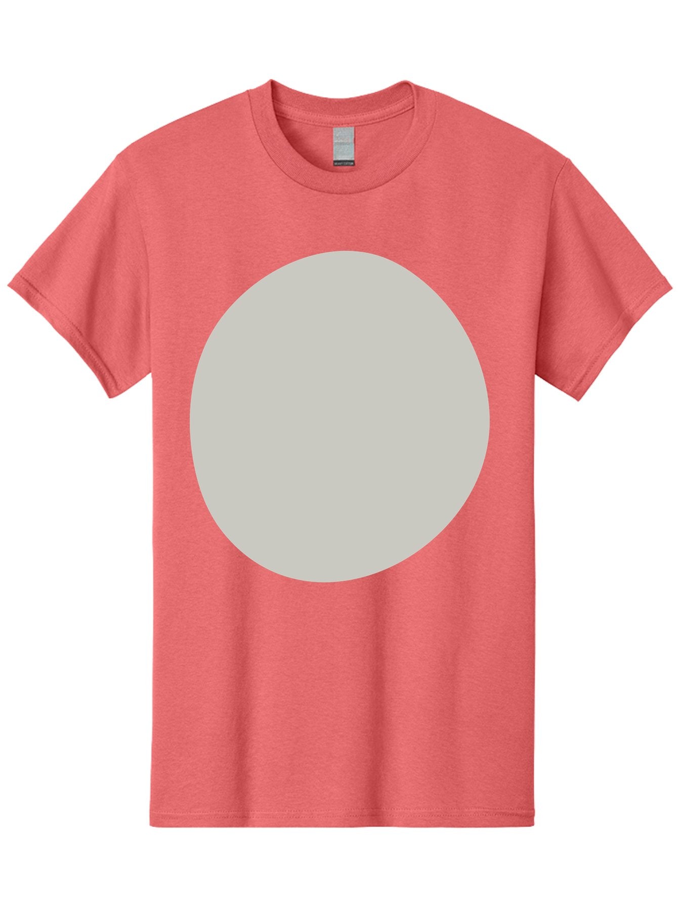 Gray-Circle Men'S Graphic Tee, 100% Cotton, Comfortable Casual Summer Wear, Machine Washable, Gray Circle, Simple Shape, Minimalist Design, Abstract Art, Geometric Figure, Modern Aesthetic, Clean Lines Aae023 14