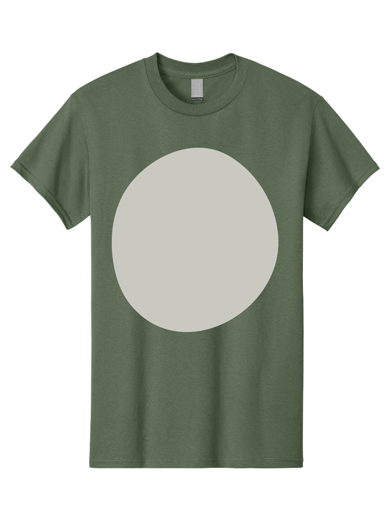 Gray-Circle Men'S Graphic Tee, 100% Cotton, Comfortable Casual Summer Wear, Machine Washable, Gray Circle, Simple Shape, Minimalist Design, Abstract Art, Geometric Figure, Modern Aesthetic, Clean Lines Aae023 19
