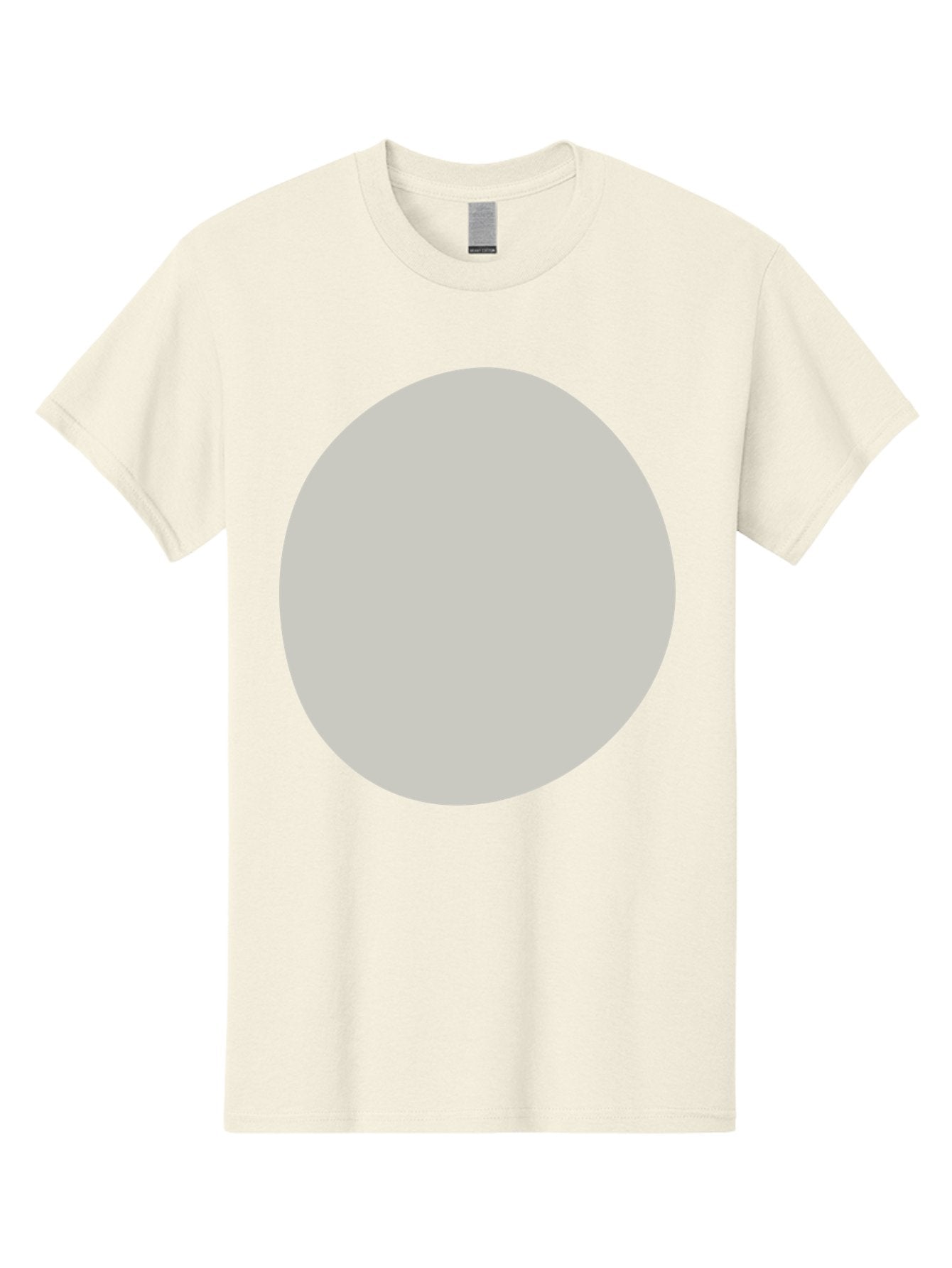 Gray-Circle Men'S Graphic Tee, 100% Cotton, Comfortable Casual Summer Wear, Machine Washable, Gray Circle, Simple Shape, Minimalist Design, Abstract Art, Geometric Figure, Modern Aesthetic, Clean Lines Aae023 9