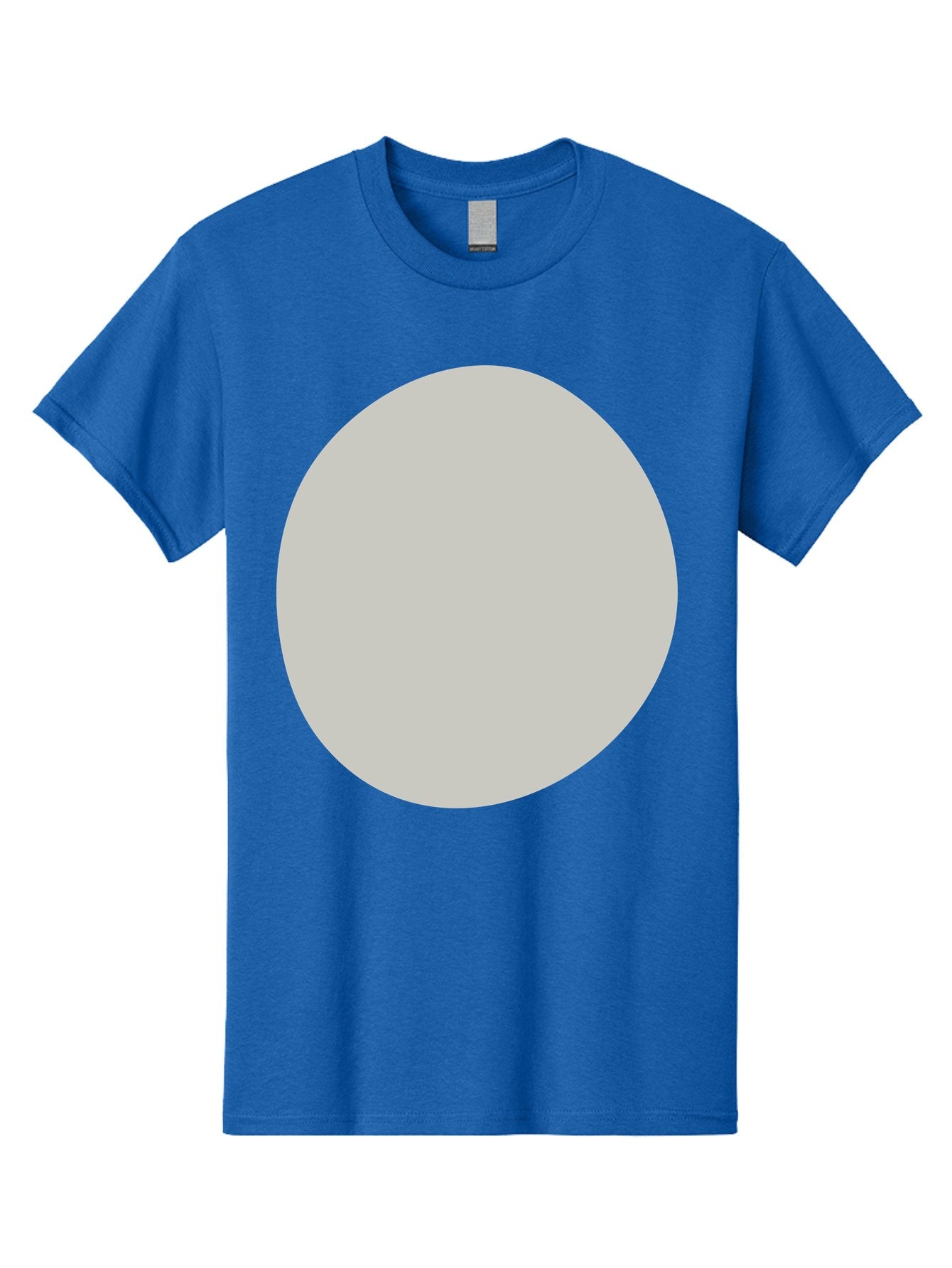 Gray-Circle Men'S Graphic Tee, 100% Cotton, Comfortable Casual Summer Wear, Machine Washable, Gray Circle, Simple Shape, Minimalist Design, Abstract Art, Geometric Figure, Modern Aesthetic, Clean Lines Aae023 13