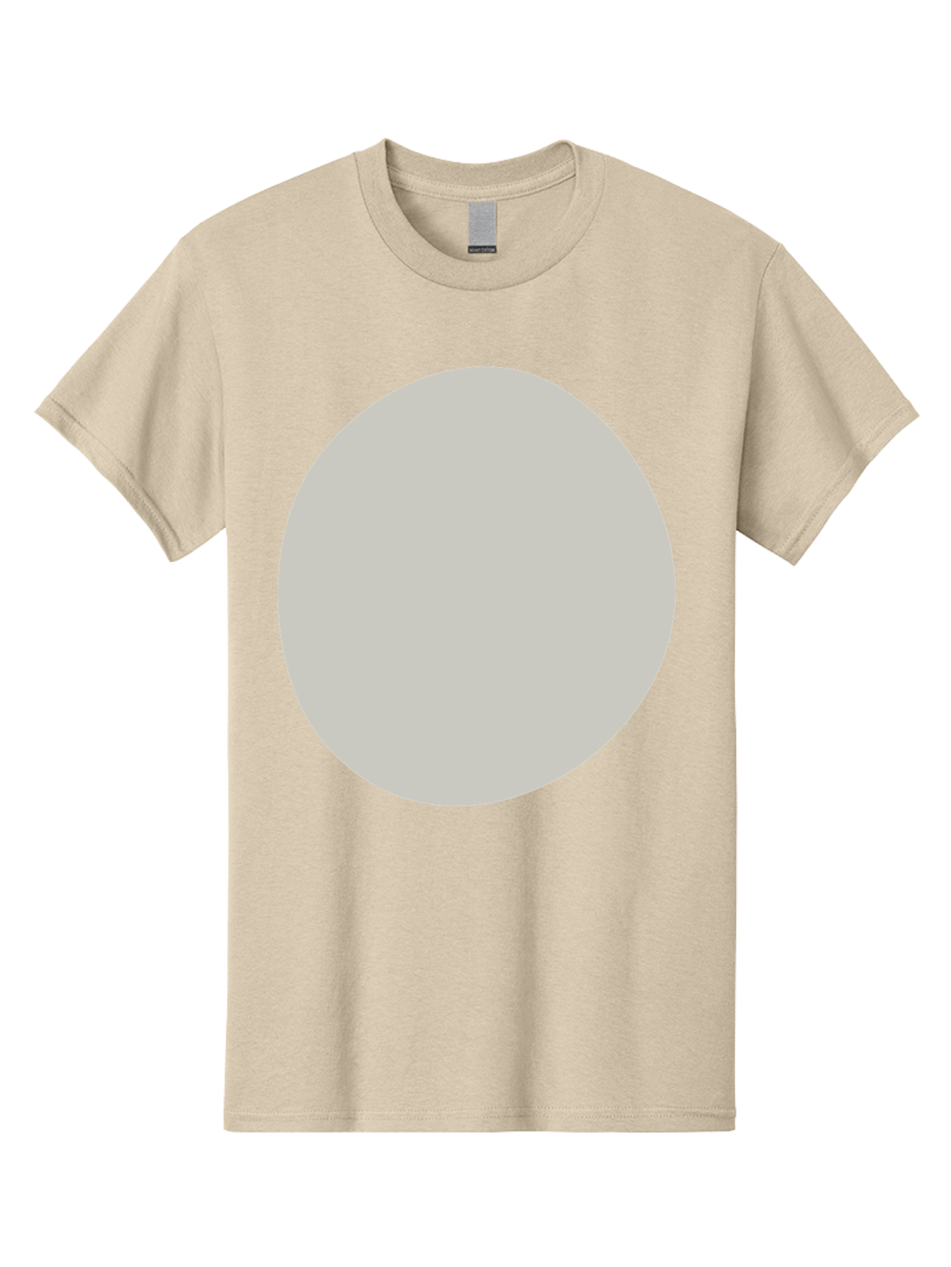 Gray-Circle Men'S Graphic Tee, 100% Cotton, Comfortable Casual Summer Wear, Machine Washable, Gray Circle, Simple Shape, Minimalist Design, Abstract Art, Geometric Figure, Modern Aesthetic, Clean Lines Aae023 5