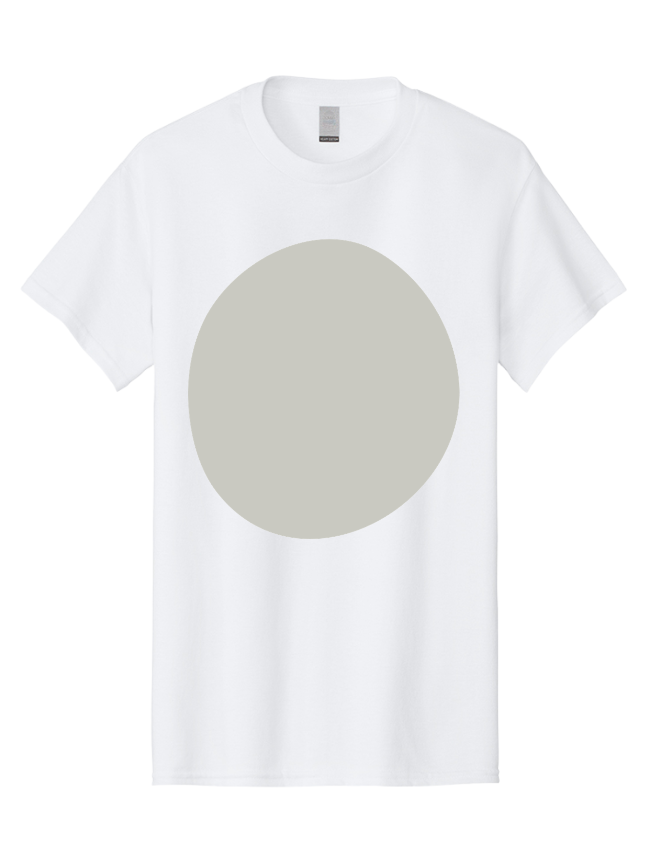Gray-Circle Men'S Graphic Tee, 100% Cotton, Comfortable Casual Summer Wear, Machine Washable, Gray Circle, Simple Shape, Minimalist Design, Abstract Art, Geometric Figure, Modern Aesthetic, Clean Lines Aae023 21