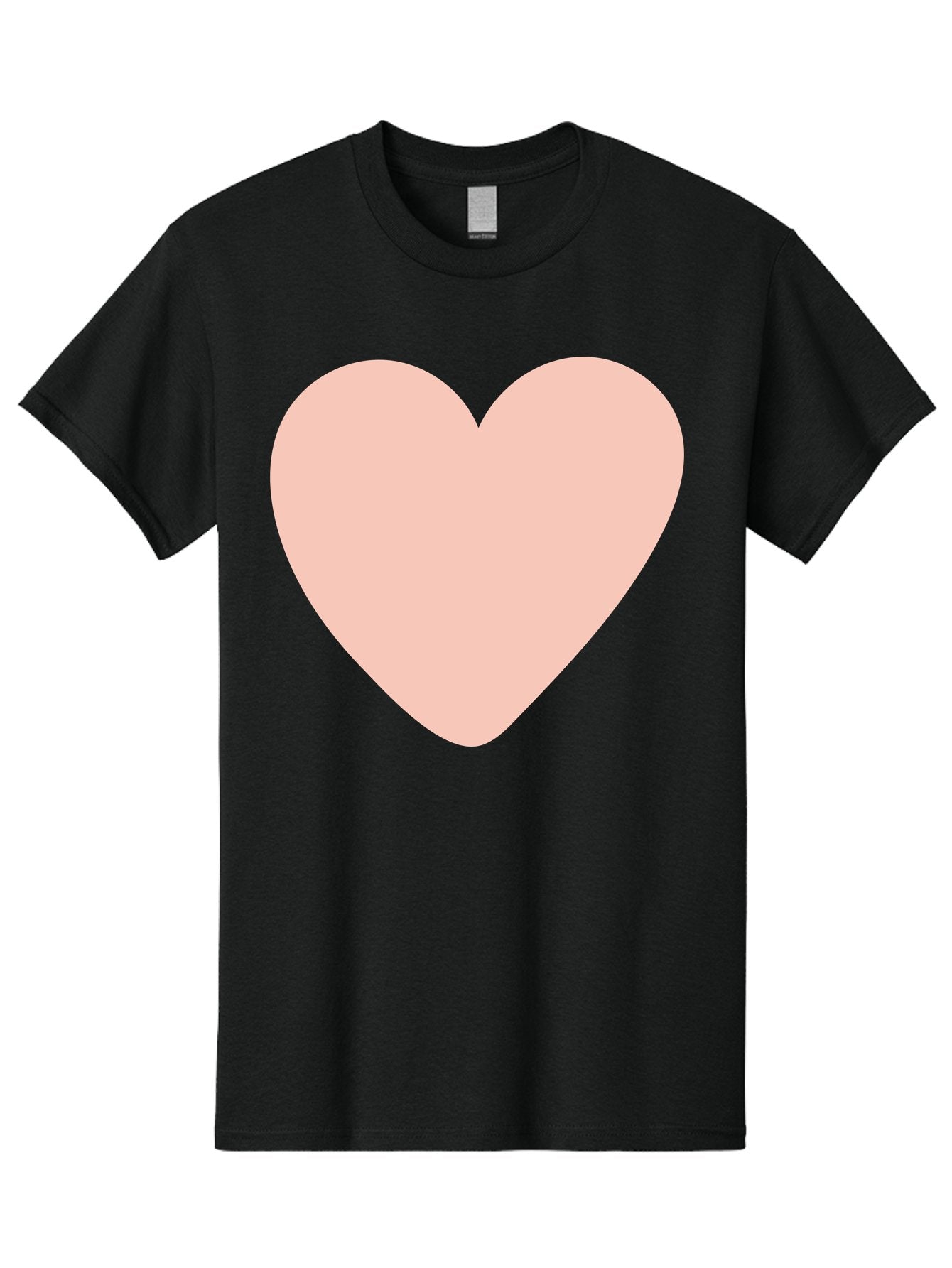 Heart Men'S Graphic Tee, 100% Cotton, Comfortable Casual Summer Wear, Machine Washable, Heart Symbol, Love Icon, Pink Heart, Digital Art, Minimalist Design, Simple Shape, Heart Illustration, Love Symbol Aae025 10