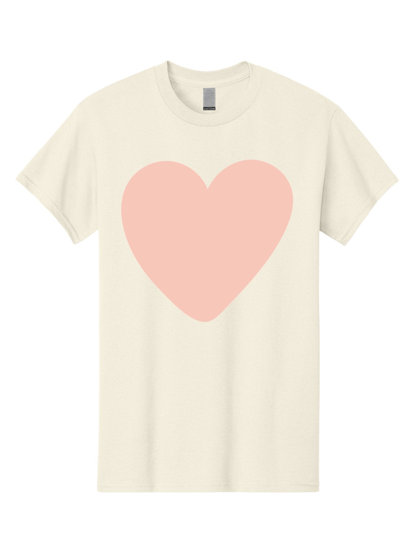 Heart Men'S Graphic Tee, 100% Cotton, Comfortable Casual Summer Wear, Machine Washable, Heart Symbol, Love Icon, Pink Heart, Digital Art, Minimalist Design, Simple Shape, Heart Illustration, Love Symbol Aae025 9