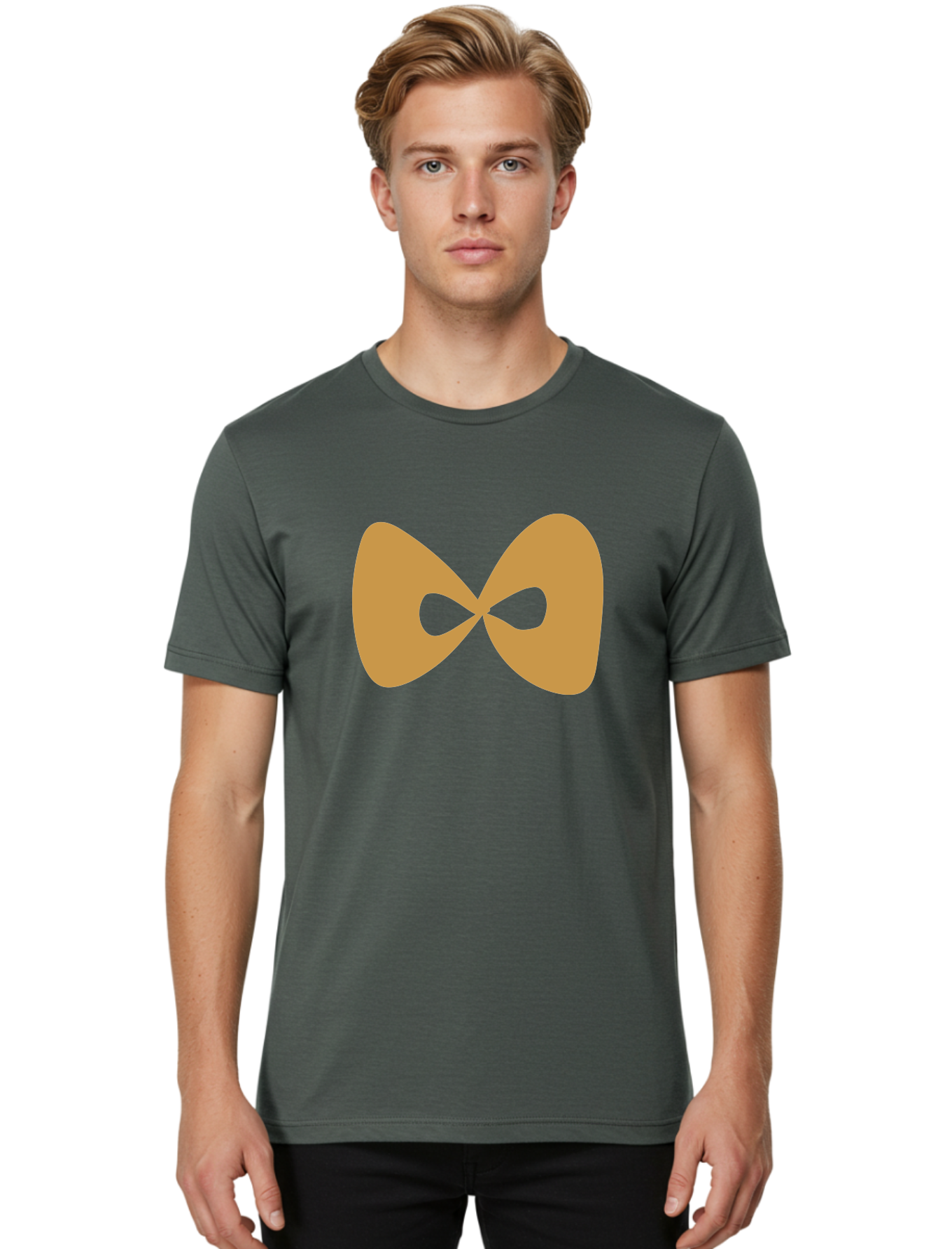 Lemniscate Men'S Graphic Tee, 100% Cotton, Comfortable Casual Summer Wear, Machine Washable, Mathematical Symbol, Infinity Sign, Lemniscate Curve, Geometric Shape, Abstract Design, Symmetrical Figure, Looped Infinity Aae028 14