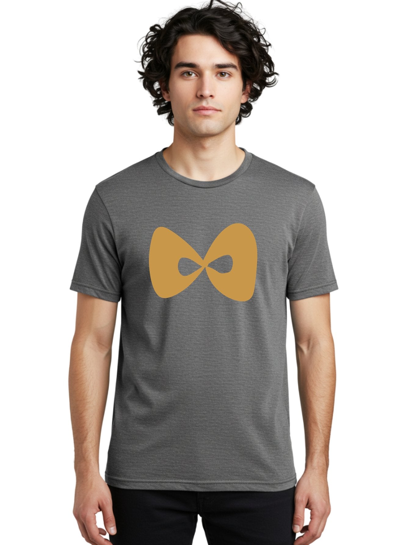 Lemniscate Men'S Graphic Tee, 100% Cotton, Comfortable Casual Summer Wear, Machine Washable, Mathematical Symbol, Infinity Sign, Lemniscate Curve, Geometric Shape, Abstract Design, Symmetrical Figure, Looped Infinity Aae028 16