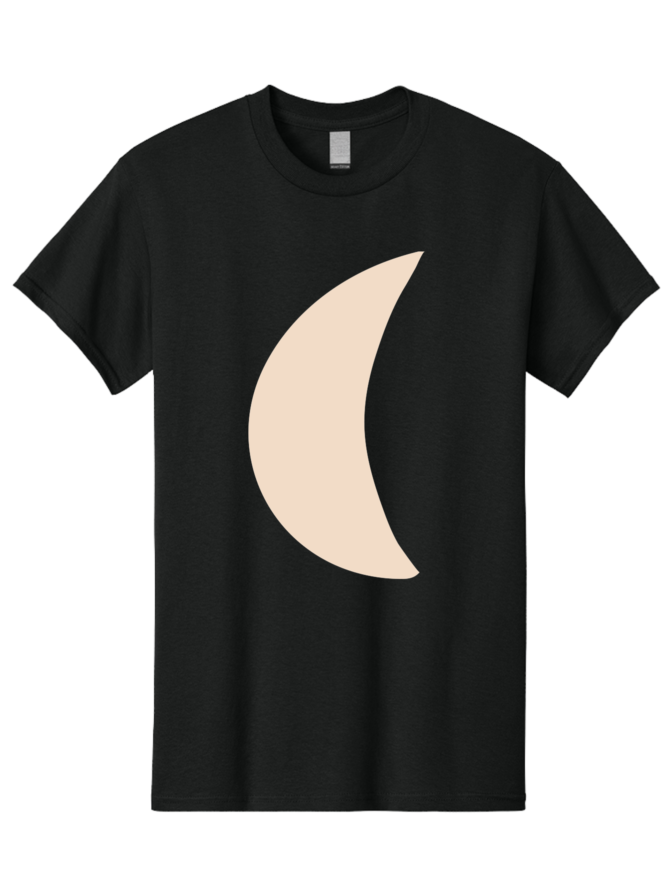 Moon Men'S Graphic Tee, 100% Cotton, Comfortable Casual Summer Wear, Machine Washable, Crescent Moon, Moon Shape, Minimalist Design, Simple Art, Lunar Symbol, Celestial Body, Abstract Illustration Aae032 15