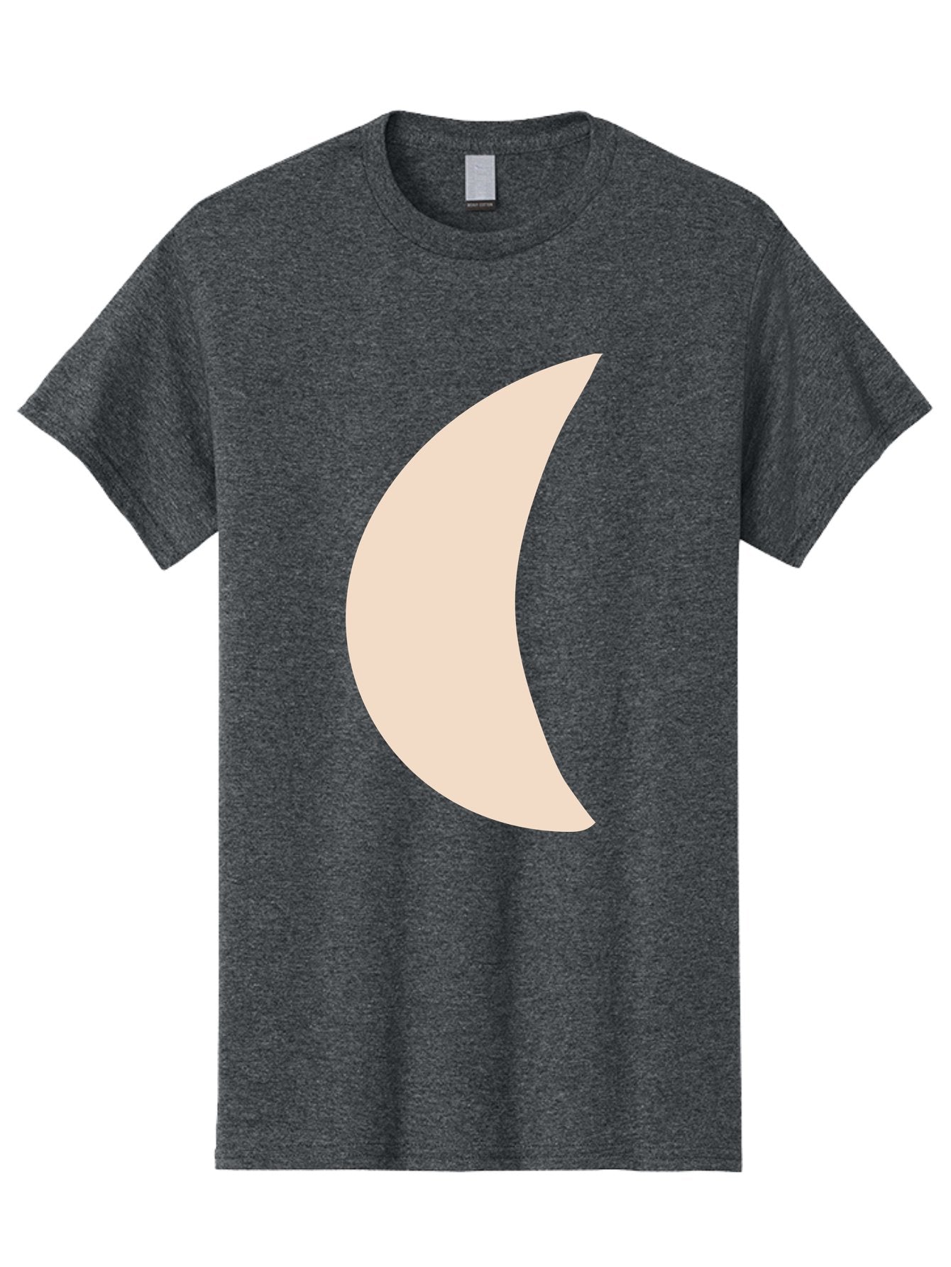 Moon Men'S Graphic Tee, 100% Cotton, Comfortable Casual Summer Wear, Machine Washable, Crescent Moon, Moon Shape, Minimalist Design, Simple Art, Lunar Symbol, Celestial Body, Abstract Illustration Aae032 13