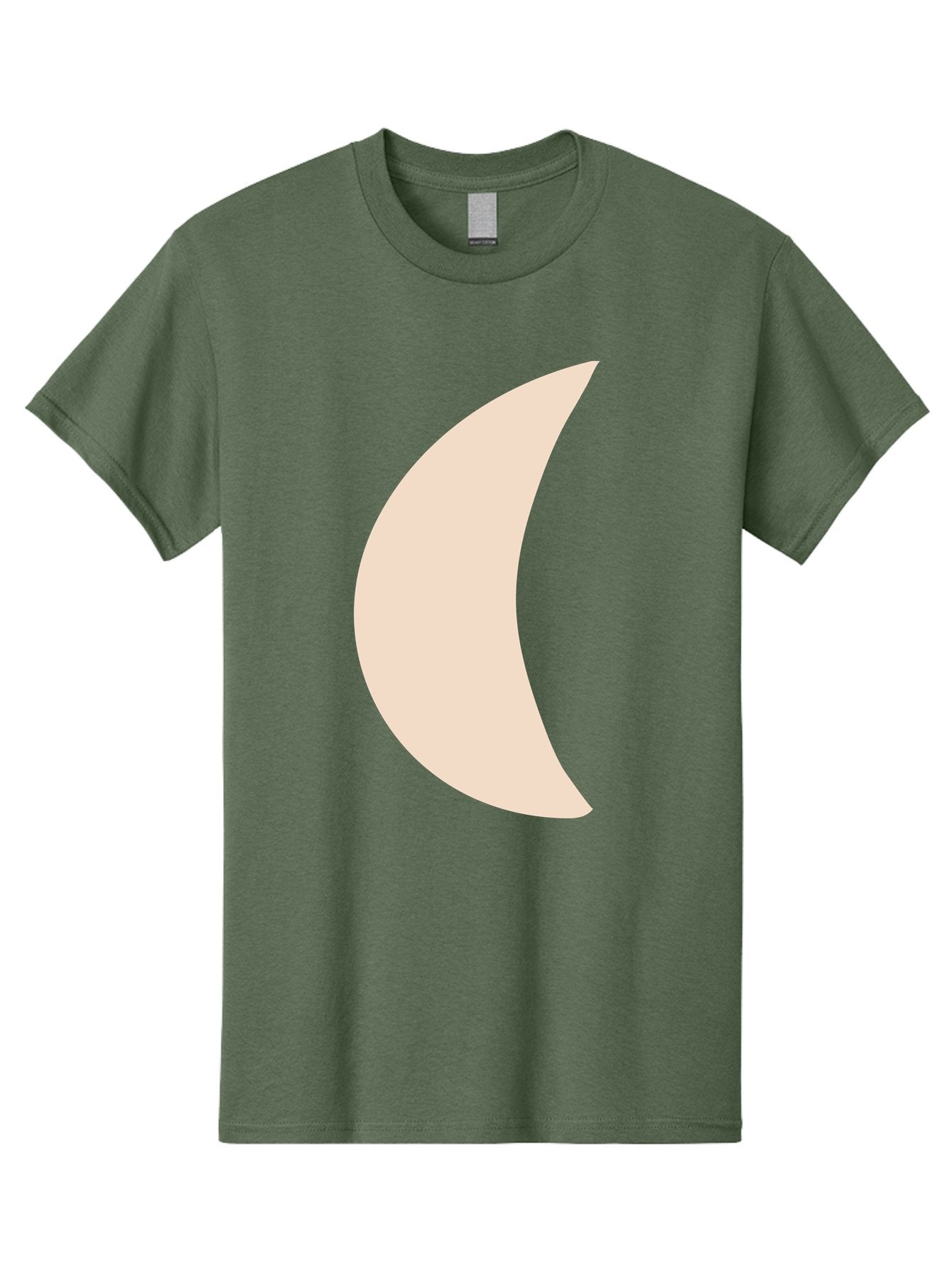 Moon Men'S Graphic Tee, 100% Cotton, Comfortable Casual Summer Wear, Machine Washable, Crescent Moon, Moon Shape, Minimalist Design, Simple Art, Lunar Symbol, Celestial Body, Abstract Illustration Aae032 9