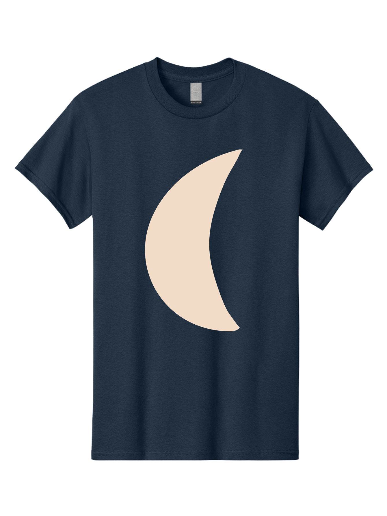 Moon Men'S Graphic Tee, 100% Cotton, Comfortable Casual Summer Wear, Machine Washable, Crescent Moon, Moon Shape, Minimalist Design, Simple Art, Lunar Symbol, Celestial Body, Abstract Illustration Aae032 27
