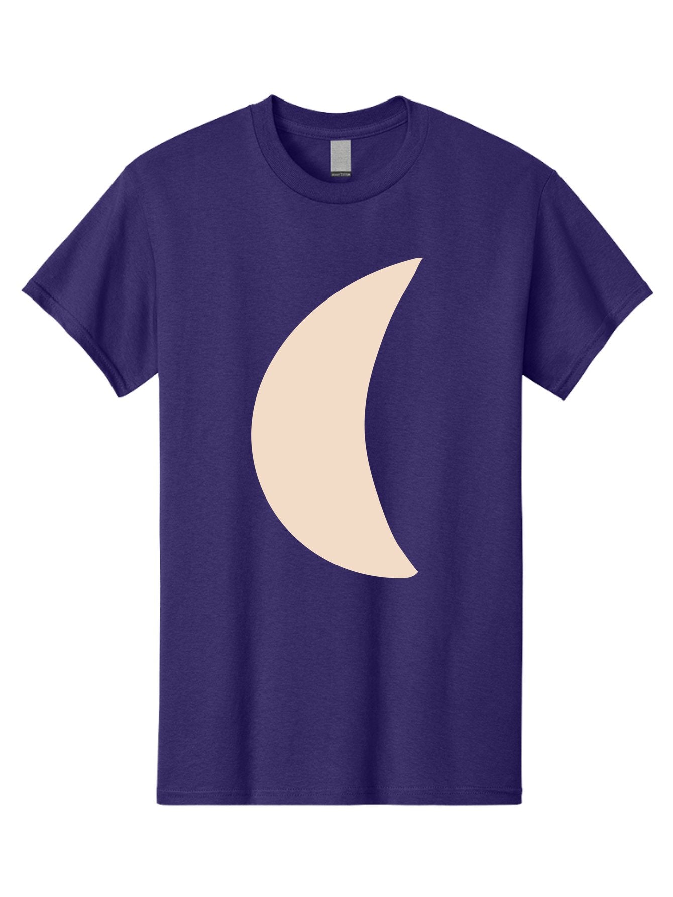 Moon Men'S Graphic Tee, 100% Cotton, Comfortable Casual Summer Wear, Machine Washable, Crescent Moon, Moon Shape, Minimalist Design, Simple Art, Lunar Symbol, Celestial Body, Abstract Illustration Aae032 15