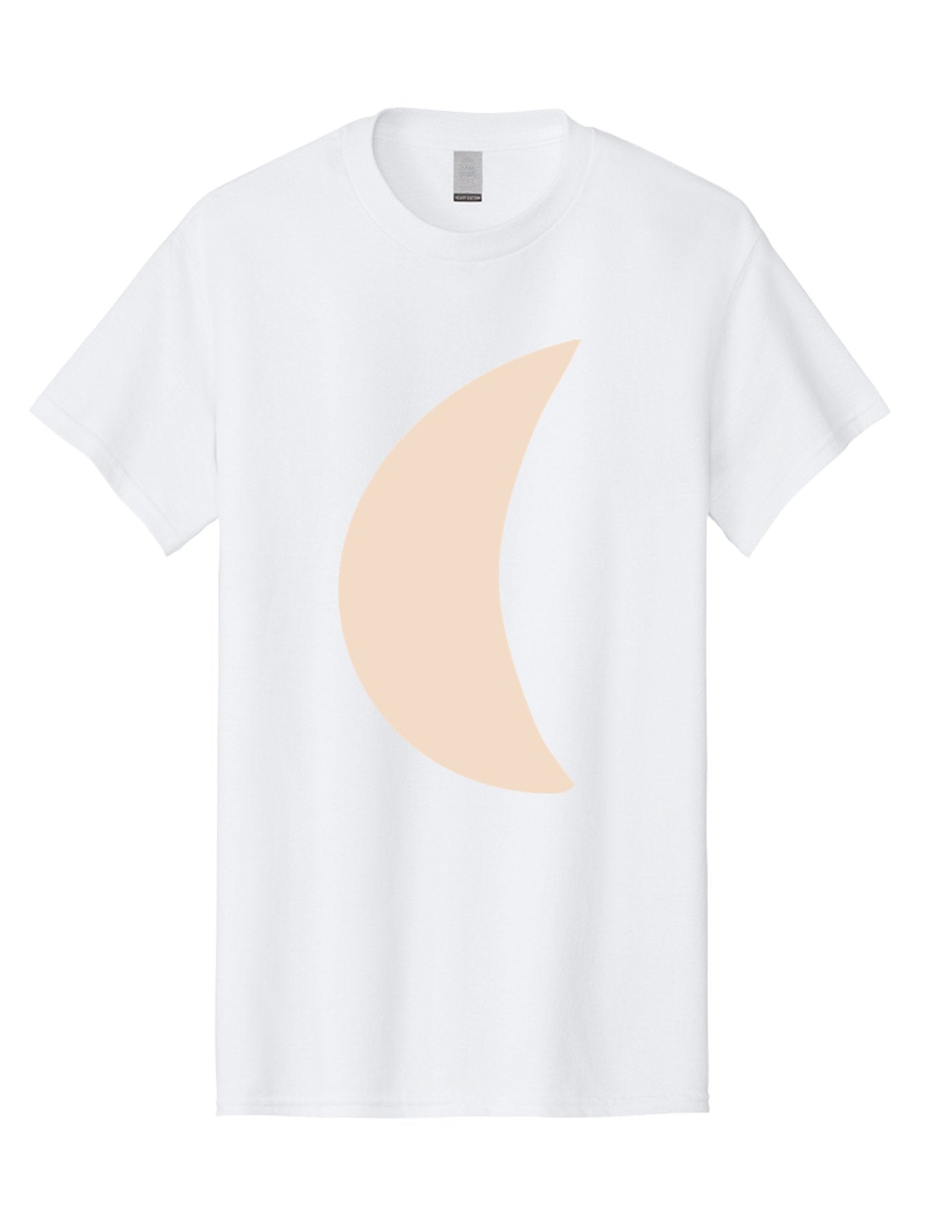 Moon Men'S Graphic Tee, 100% Cotton, Comfortable Casual Summer Wear, Machine Washable, Crescent Moon, Moon Shape, Minimalist Design, Simple Art, Lunar Symbol, Celestial Body, Abstract Illustration Aae032 11
