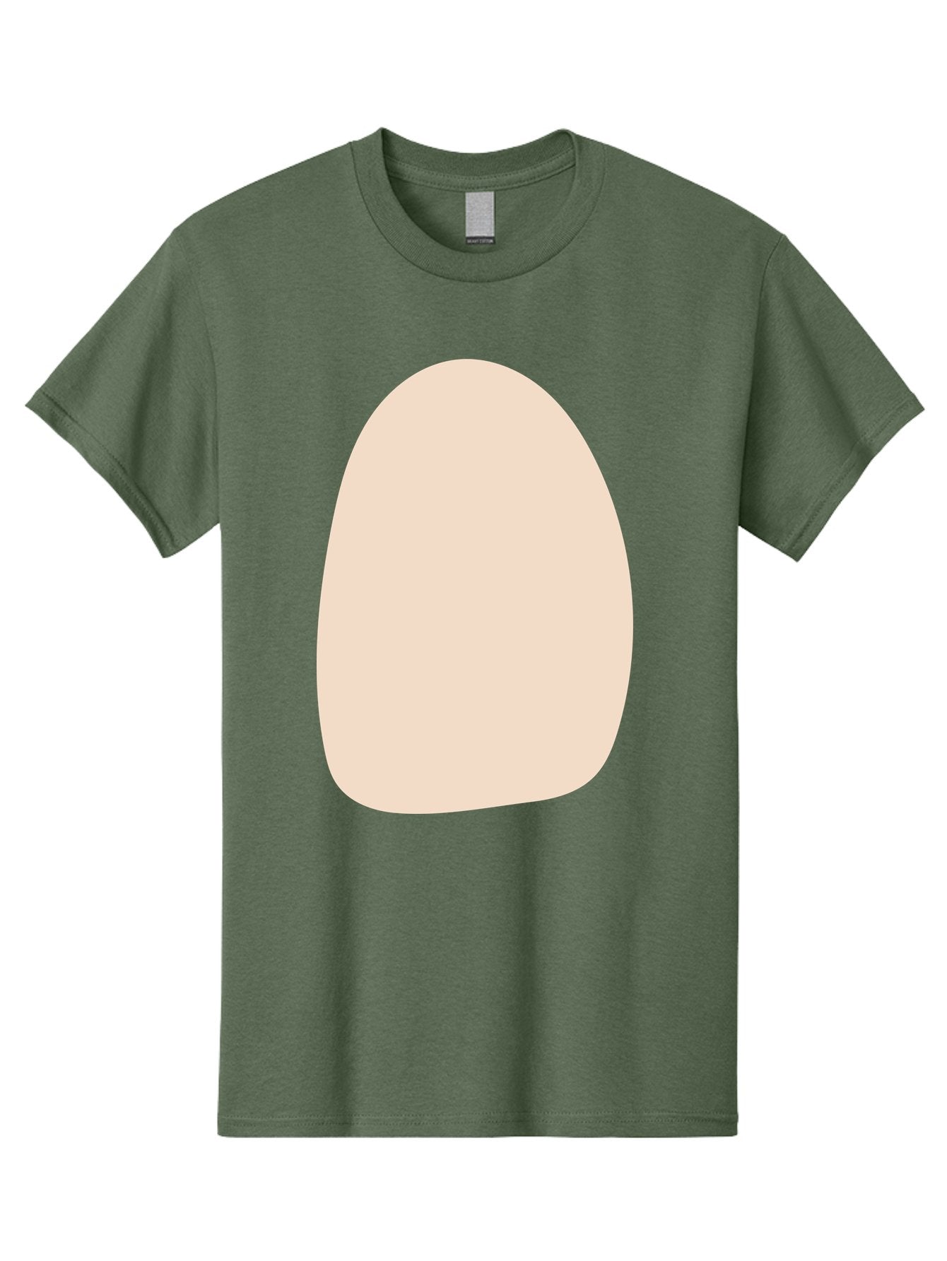 Oval-Shape-1 Men'S Graphic Tee, 100% Cotton, Comfortable Casual Summer Wear, Machine Washable, Oval Shape, Soft Peach Color, Minimalist Design, Simple Graphic, Abstract Shape, Modern Art Aae037 13