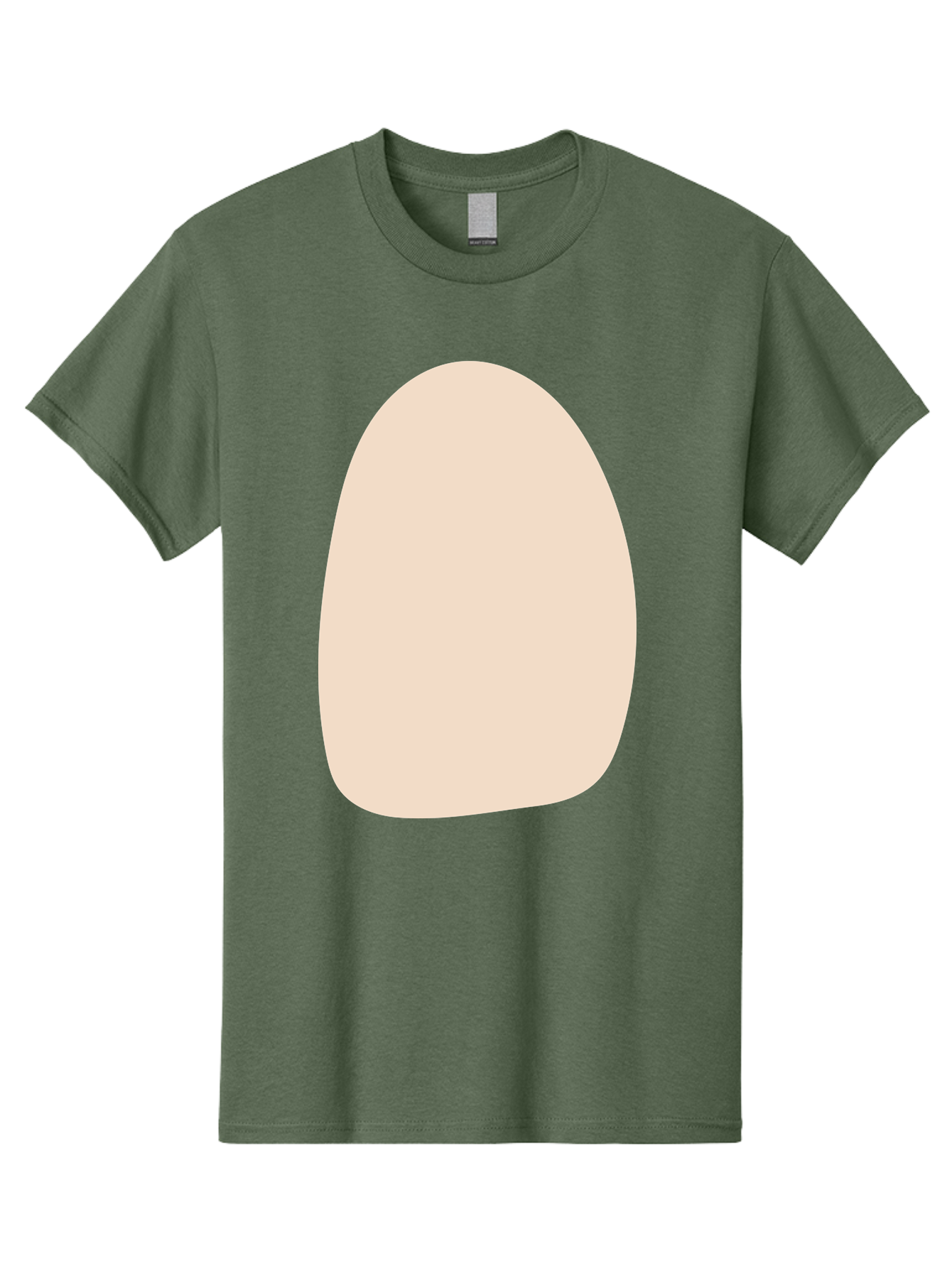 Oval-Shape-1 Men'S Graphic Tee, 100% Cotton, Comfortable Casual Summer Wear, Machine Washable, Oval Shape, Soft Peach Color, Minimalist Design, Simple Graphic, Abstract Shape, Modern Art Aae037 29