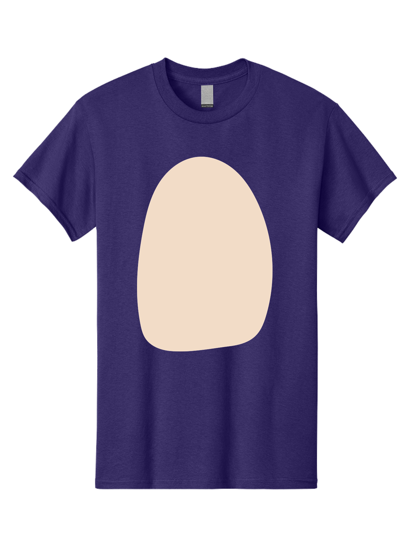 Oval-Shape-1 Men'S Graphic Tee, 100% Cotton, Comfortable Casual Summer Wear, Machine Washable, Oval Shape, Soft Peach Color, Minimalist Design, Simple Graphic, Abstract Shape, Modern Art Aae037 15