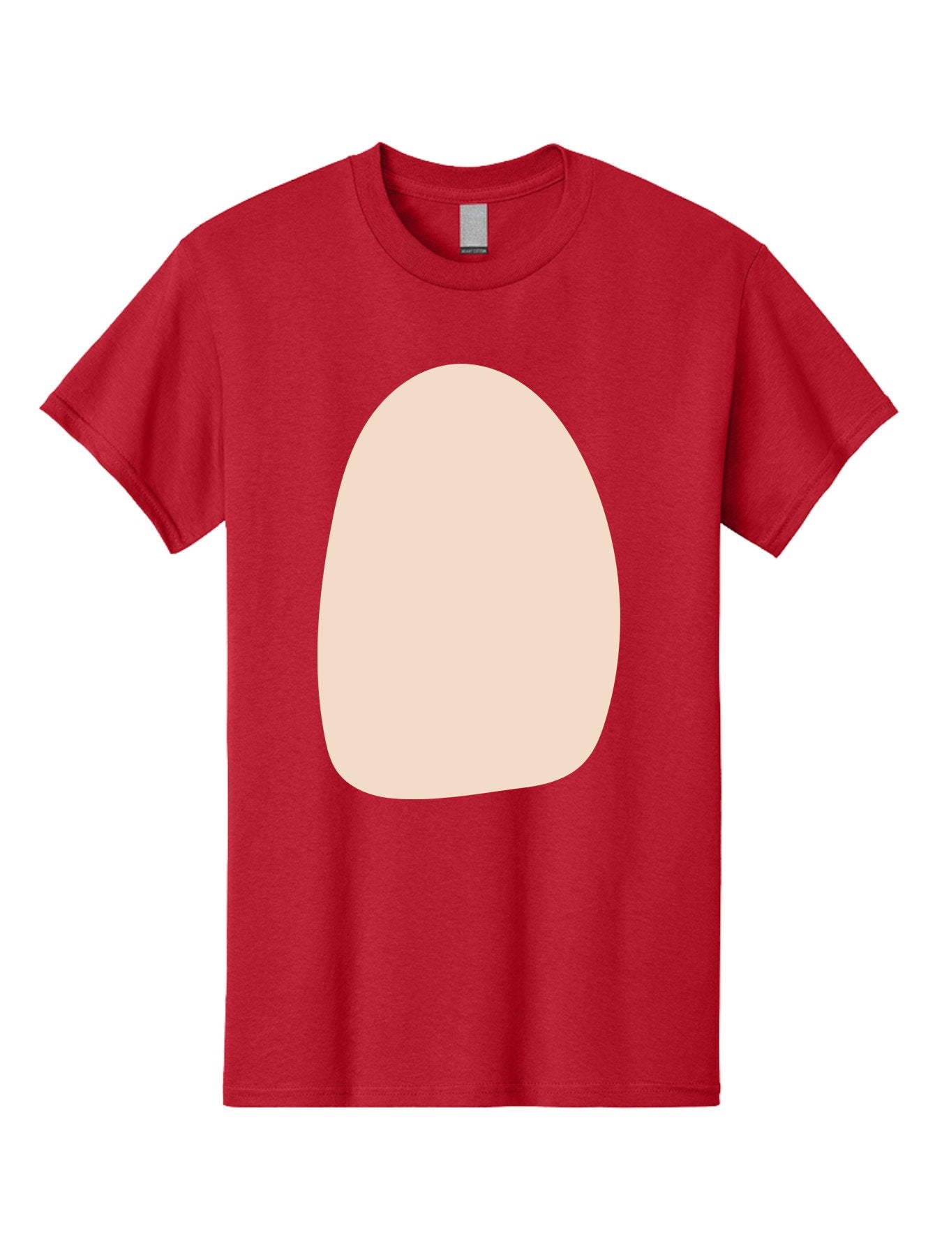 Oval-Shape-1 Men'S Graphic Tee, 100% Cotton, Comfortable Casual Summer Wear, Machine Washable, Oval Shape, Soft Peach Color, Minimalist Design, Simple Graphic, Abstract Shape, Modern Art Aae037 9